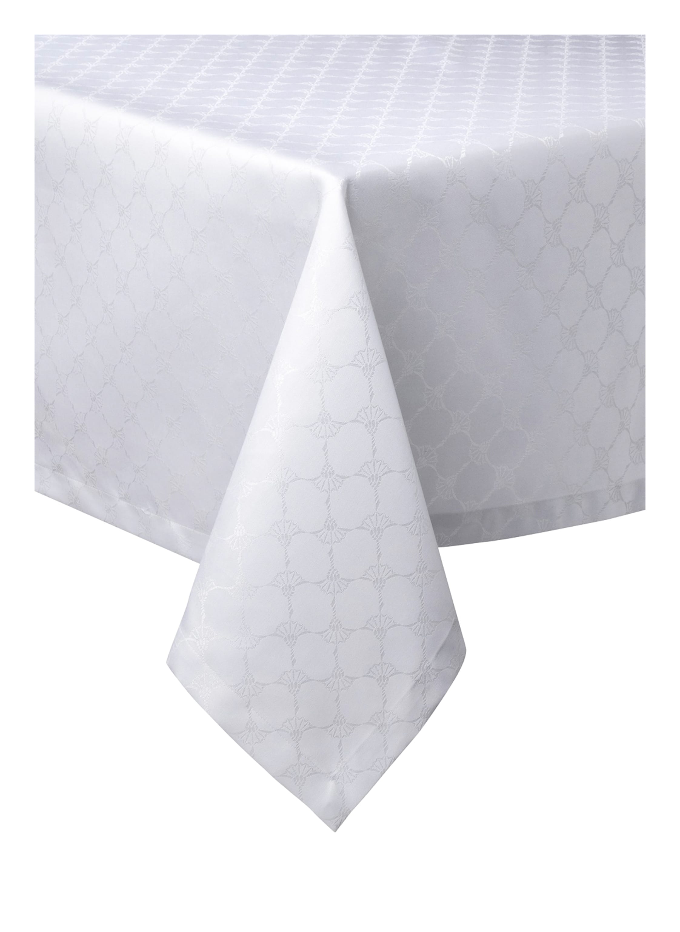 JOOP! Table cloth CORNFLOWER ALL-OVER in white