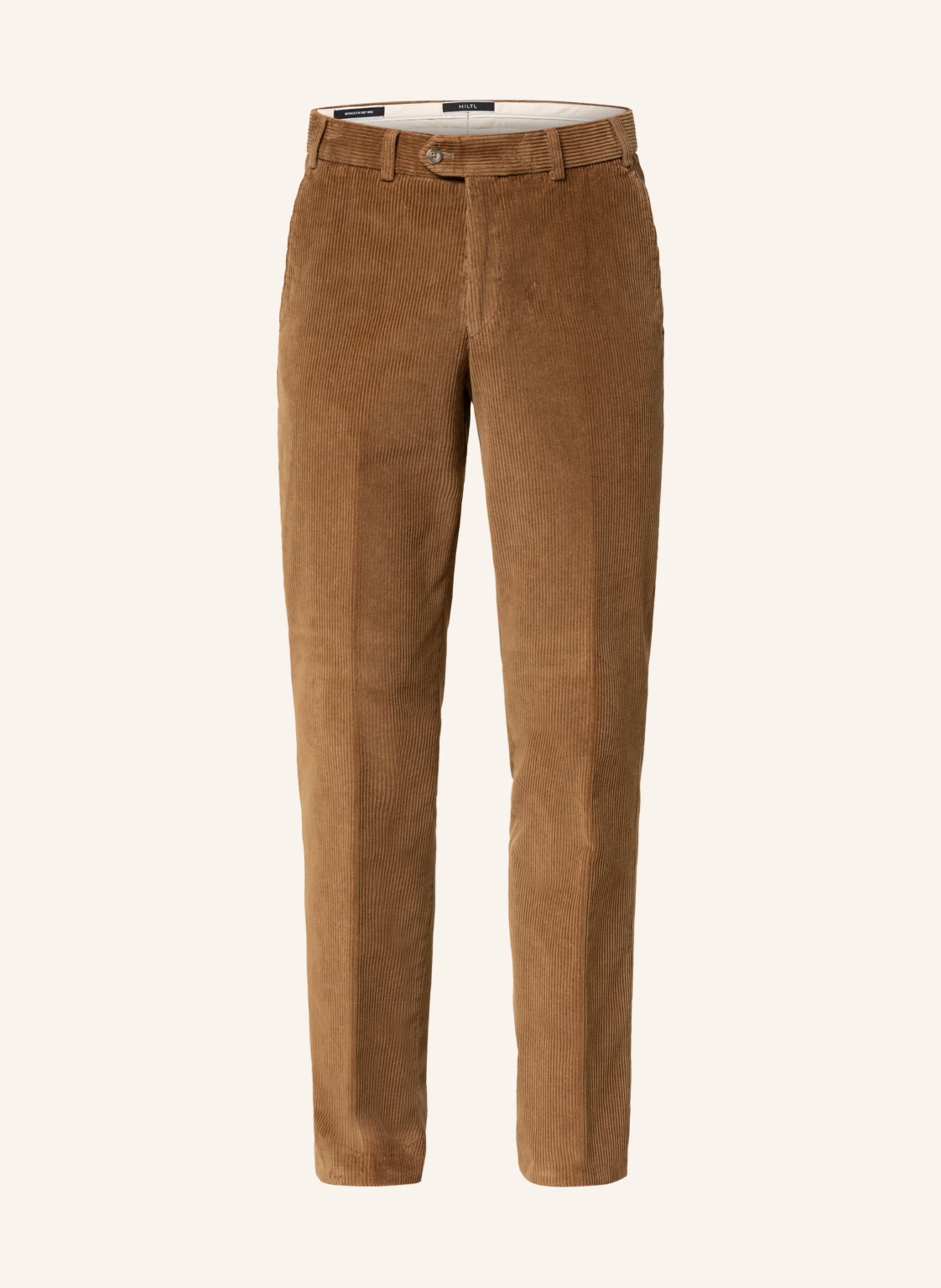 HILTL Corduroy trousers regular fit in cognac