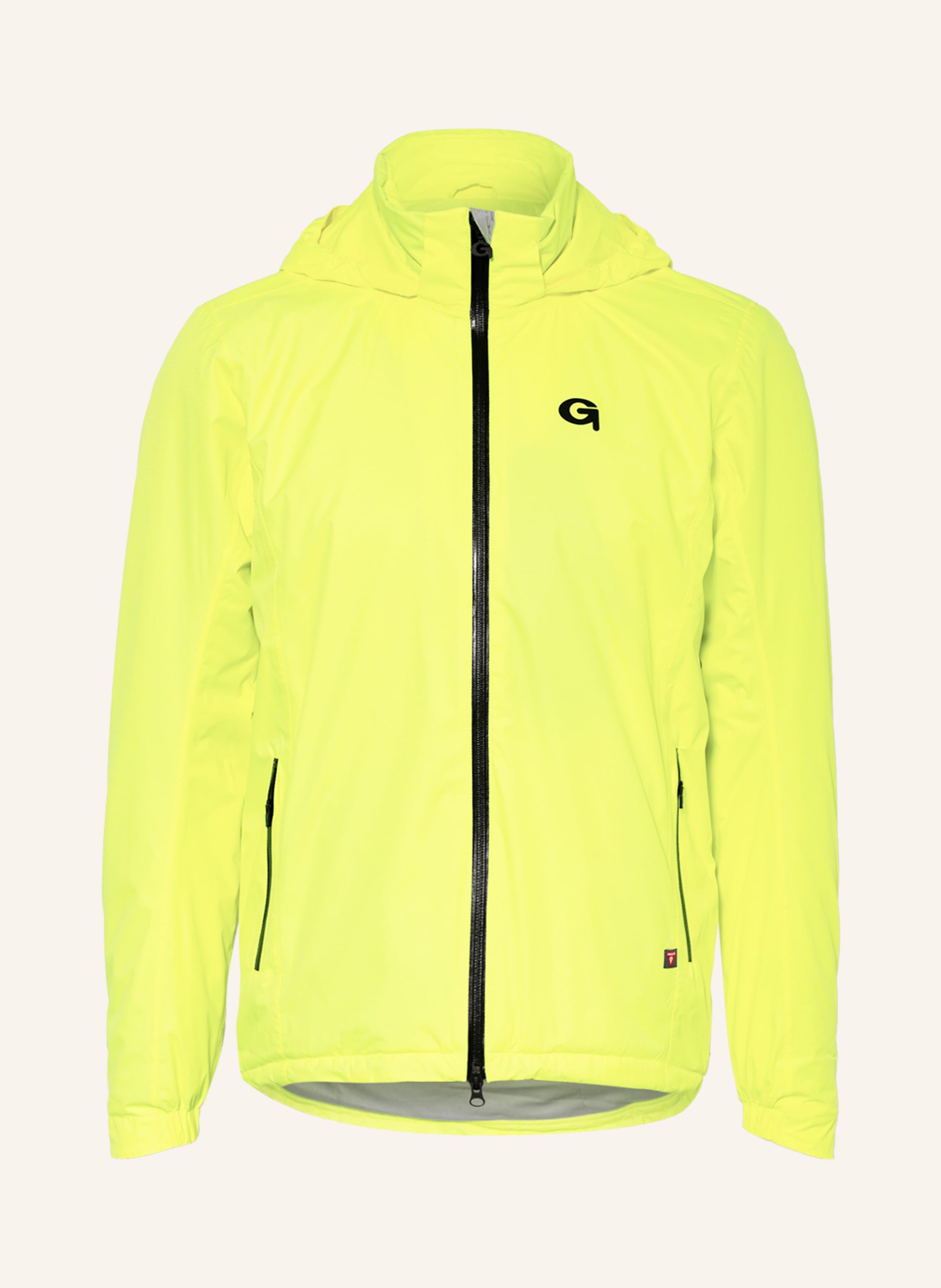 Radjacke in GONSO THERM neongelb SAVE