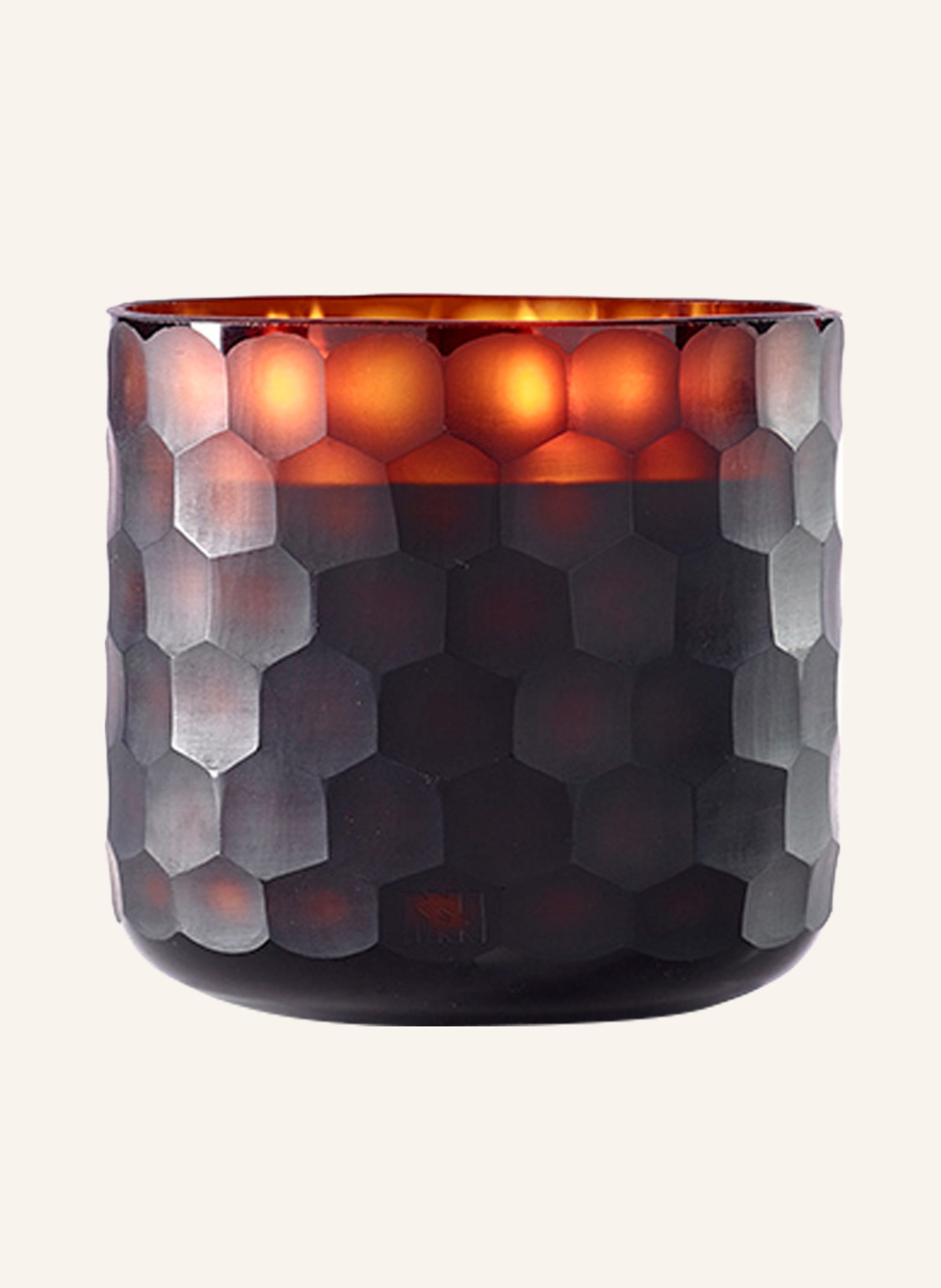 ONNO Collection Scented candle CIRCLE L in dark brown