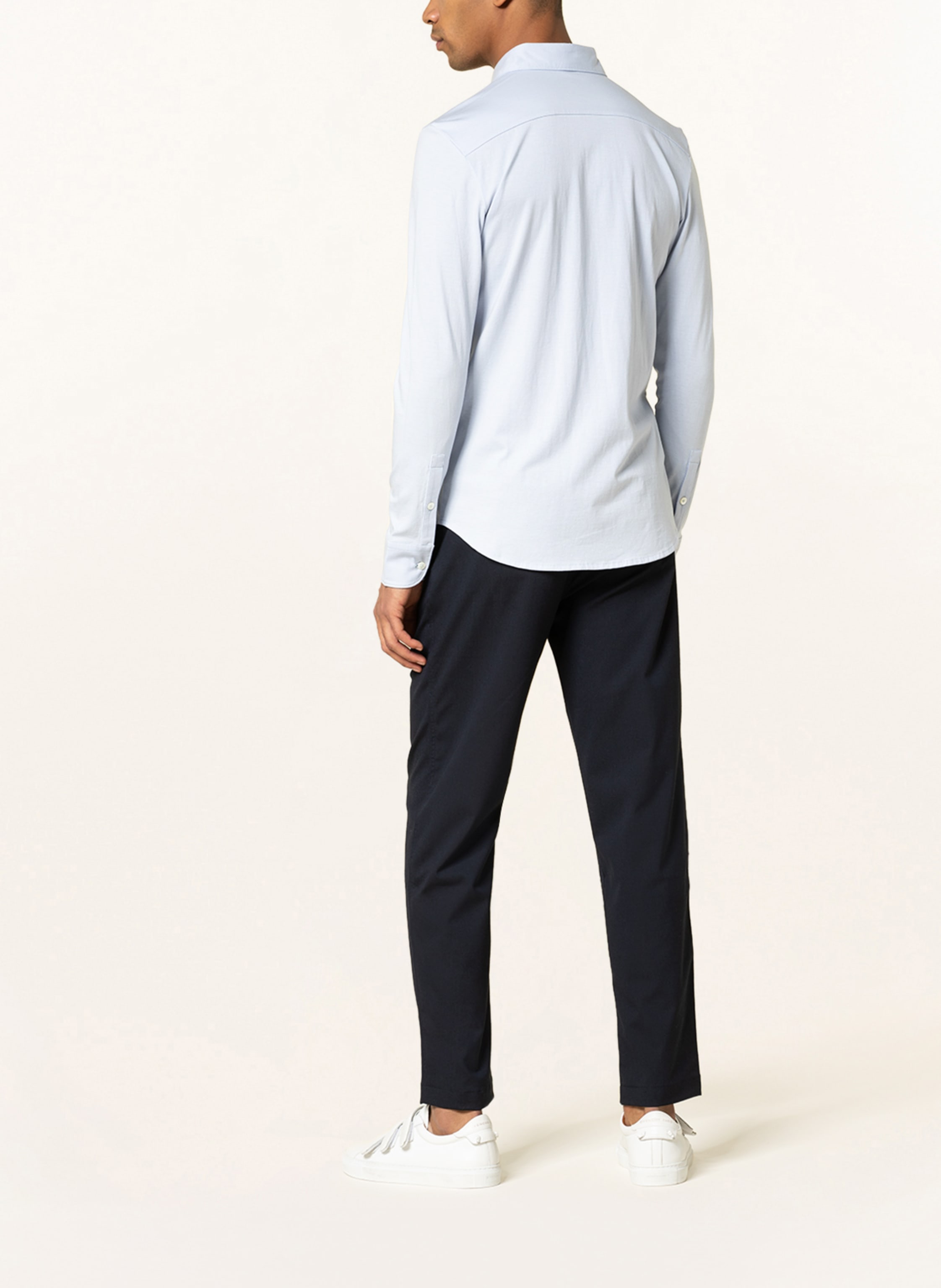 Thumbnail - Stefan Brandt Jerseyhemd Otis Slim Fit blau