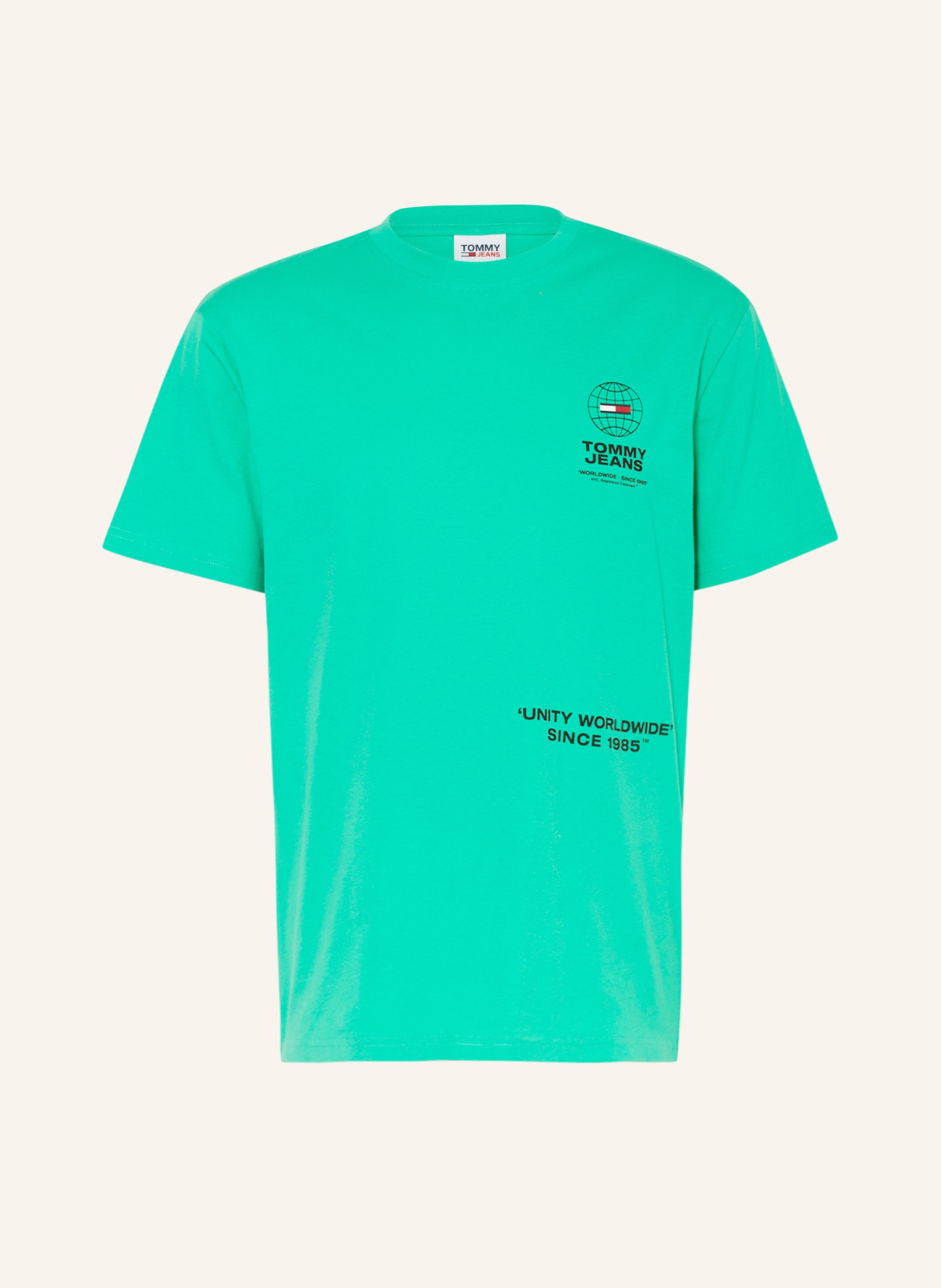Tommy jeans sales green t shirt