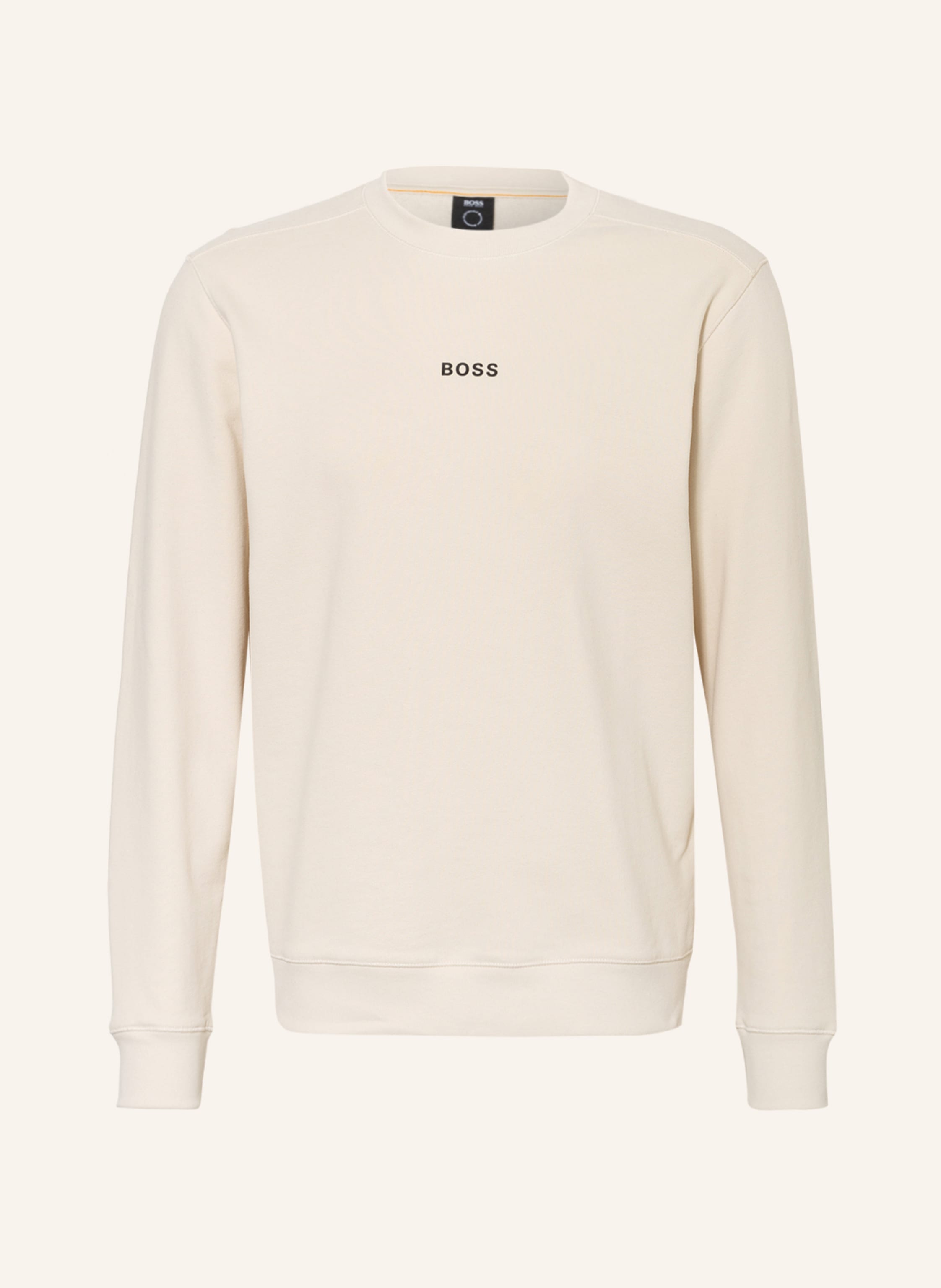 BOSS Sweatshirt WEEVO in ecru