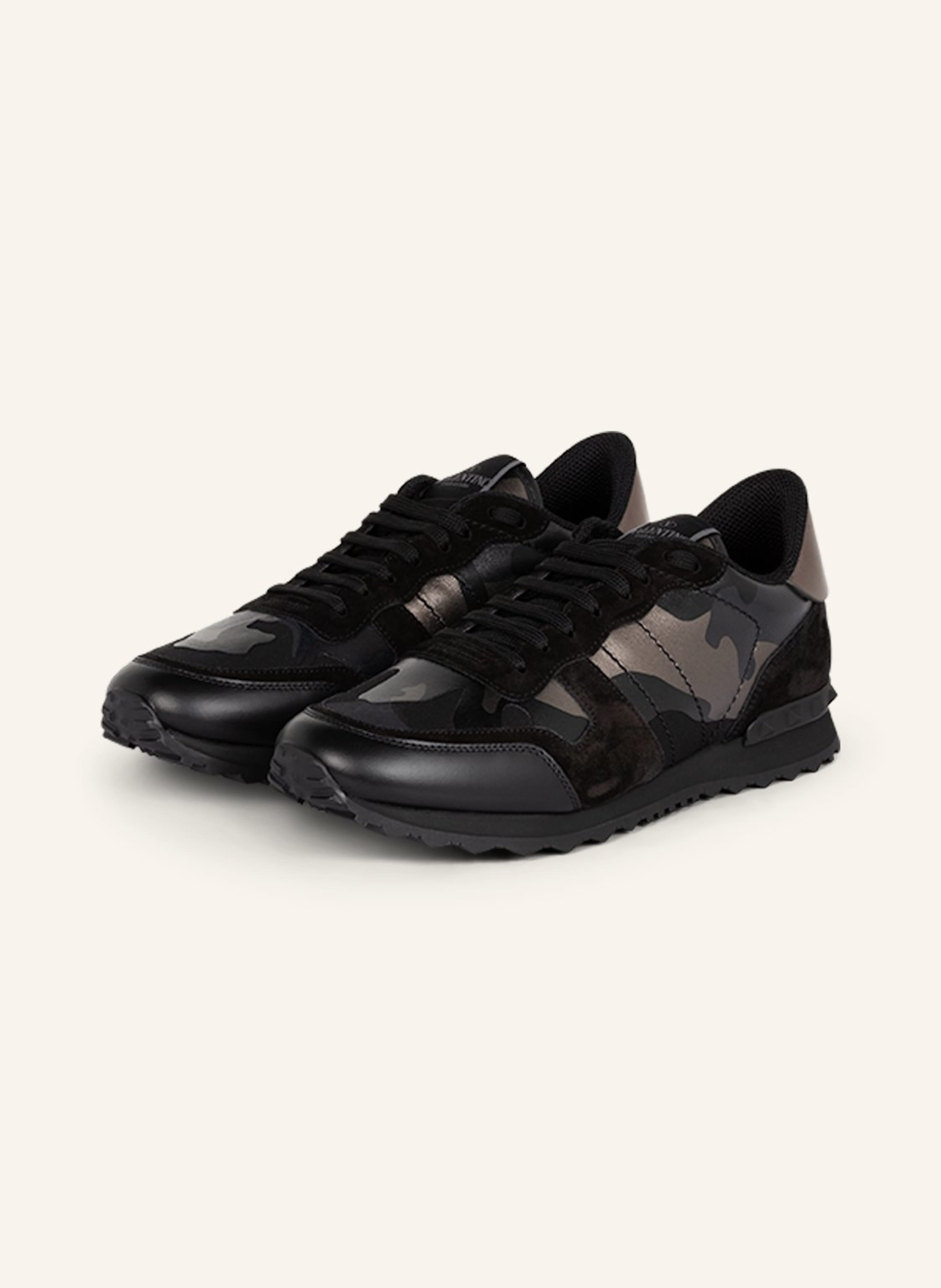 kvalitet direkte butiksindehaveren VALENTINO GARAVANI Sneakers ROCKSTUD in black/ beige/ dark gray