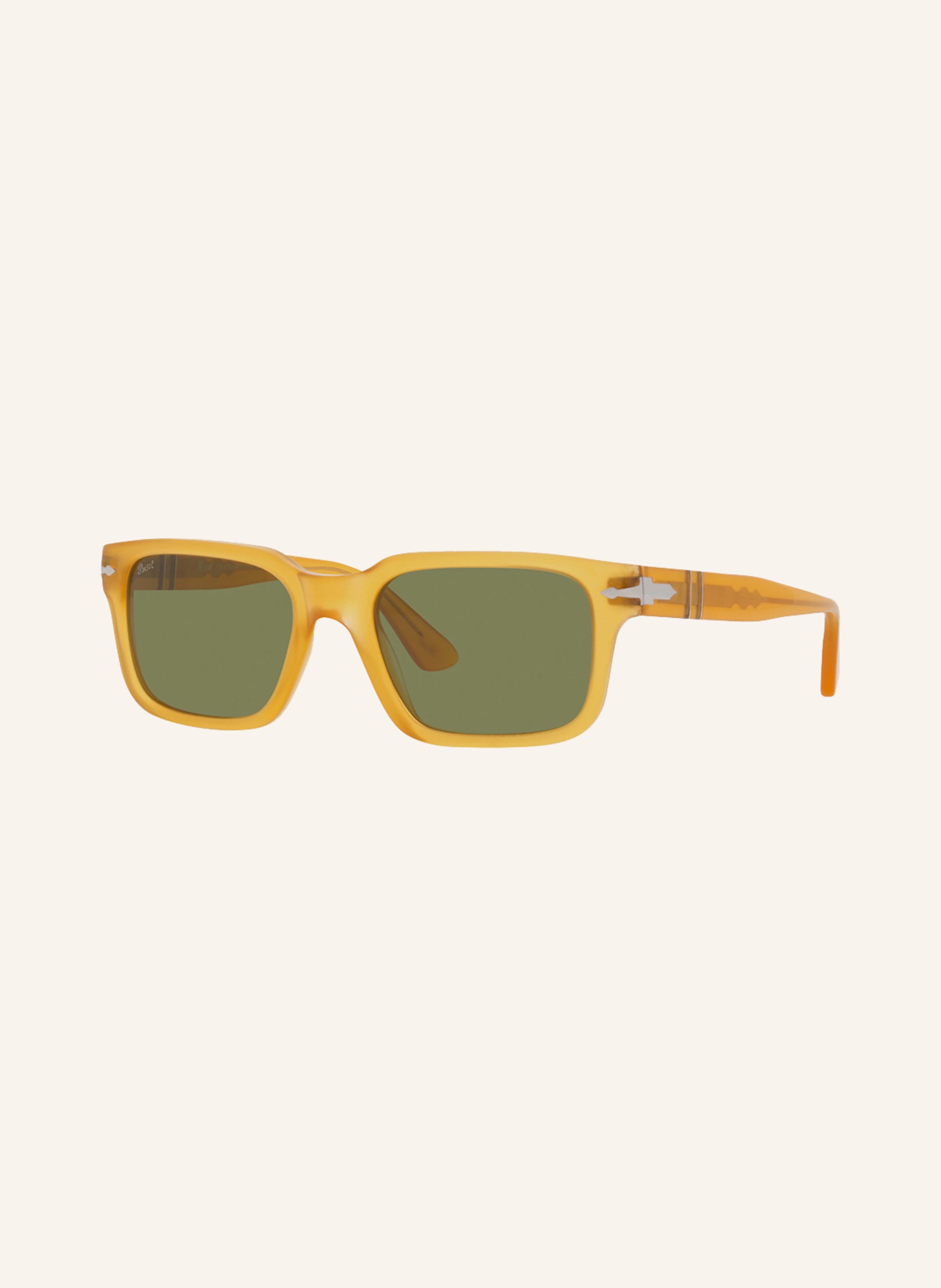 Persol Honey Frame Uni-Sex Rectangular Sunglasses with Green Lenses Amazon.com: Persol Unisex PO3316S Rectangular Sunglasses  main image 2