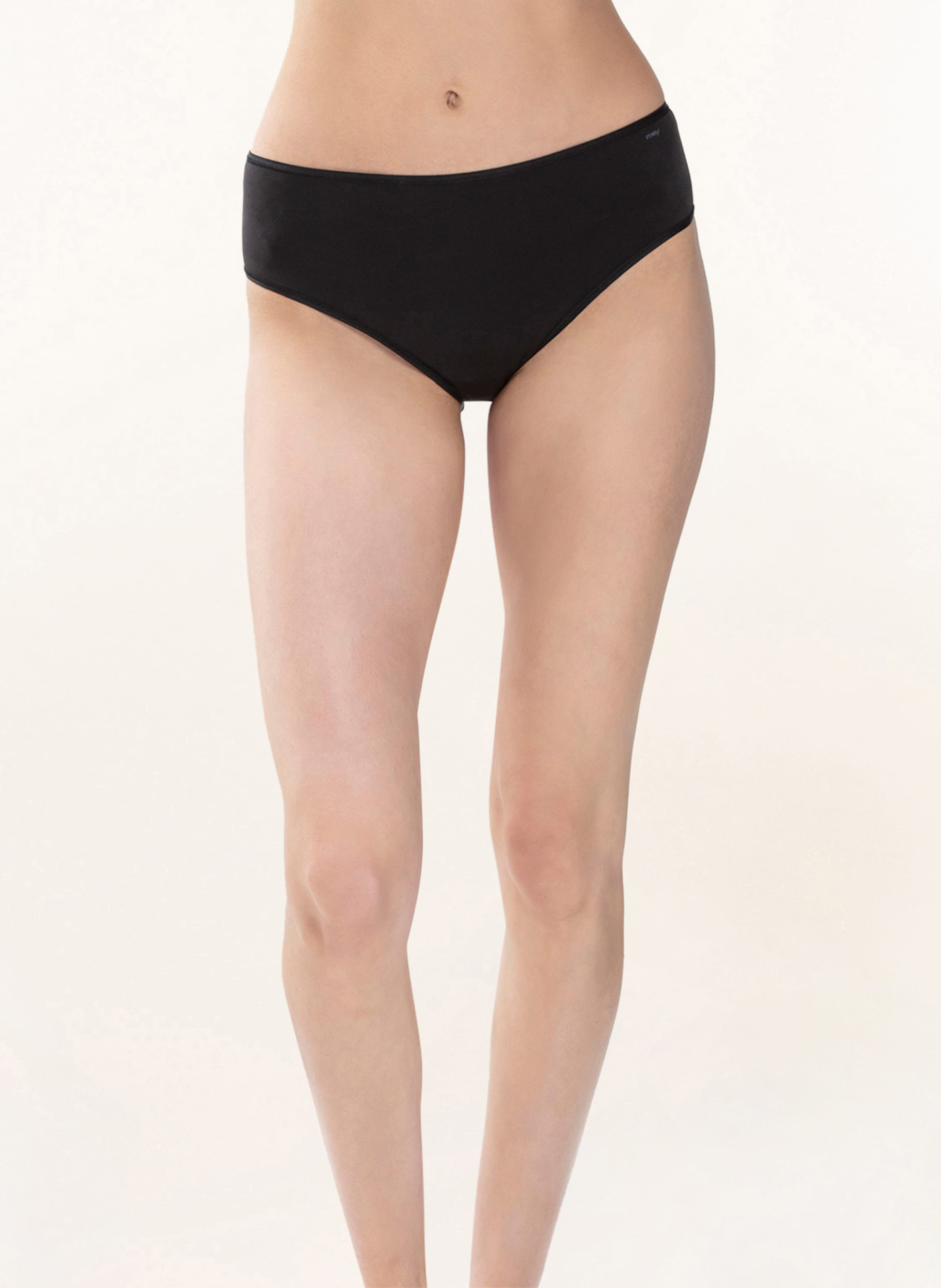 Thumbnail - Mey Slip Serie Joan Aus Satin schwarz