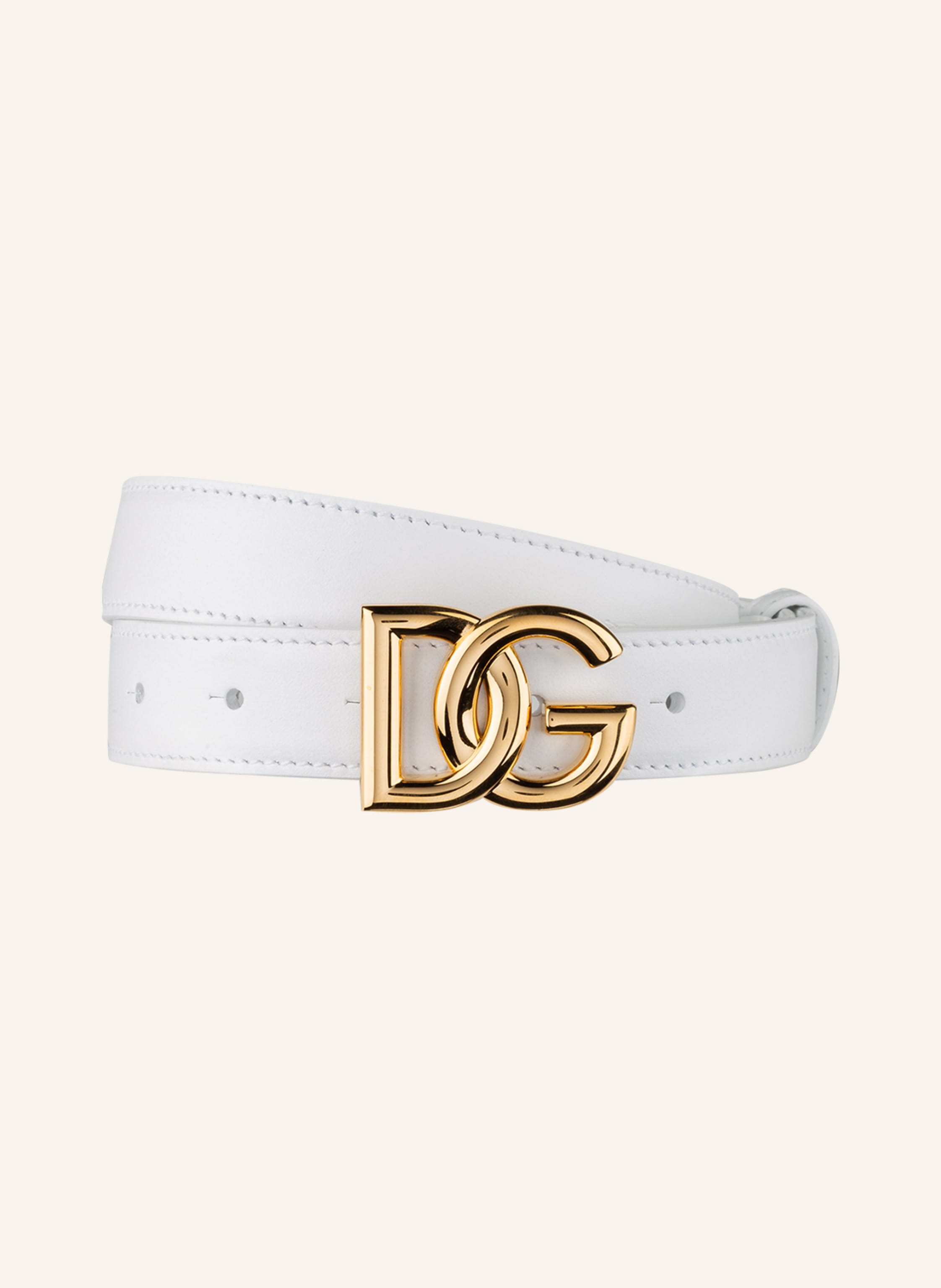 Dolce & Gabbana Dolce & Gabbana Ledergürtel weiss in WEISS