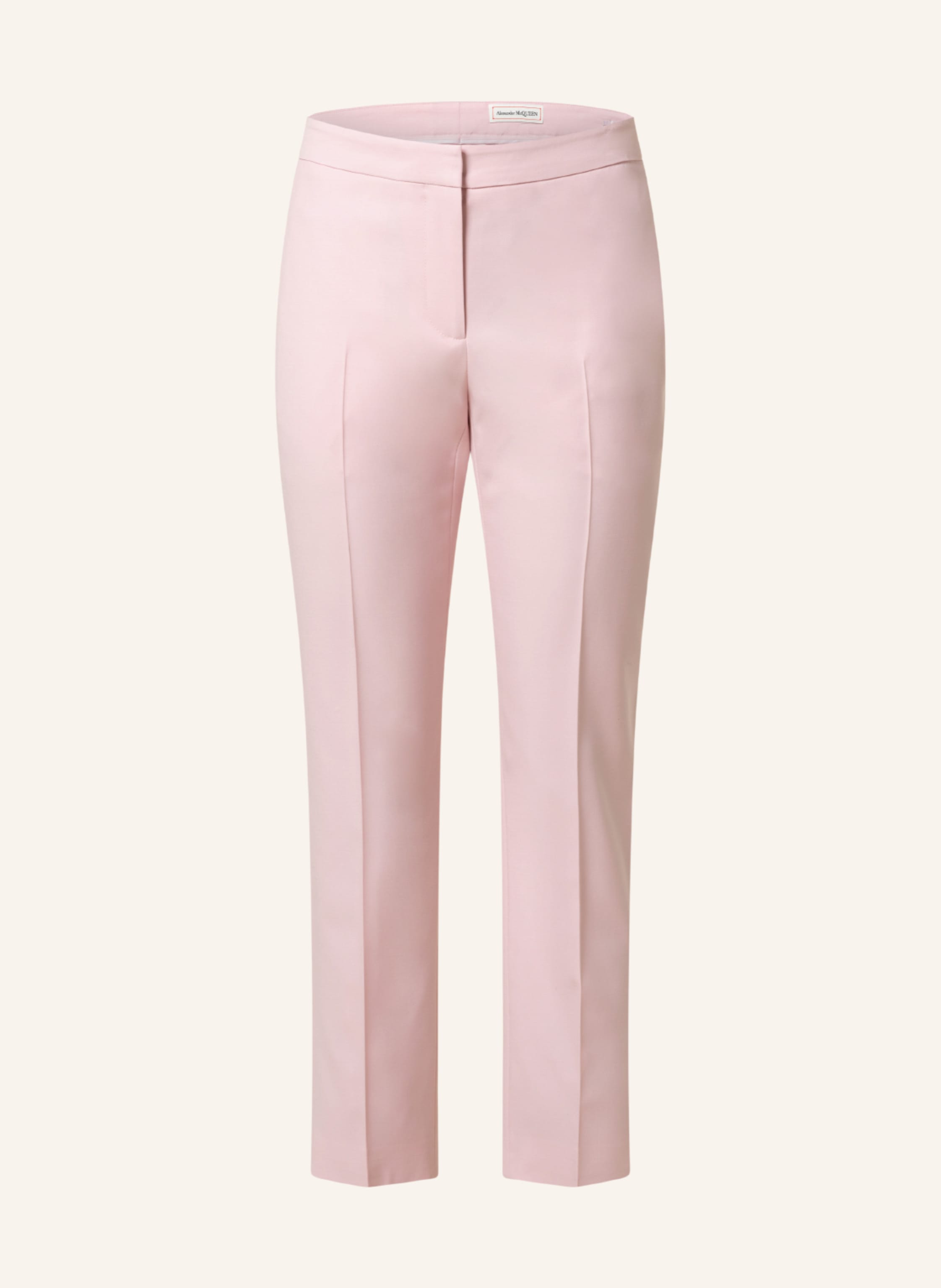 Alexander McQUEEN 7 8 trousers in light pink