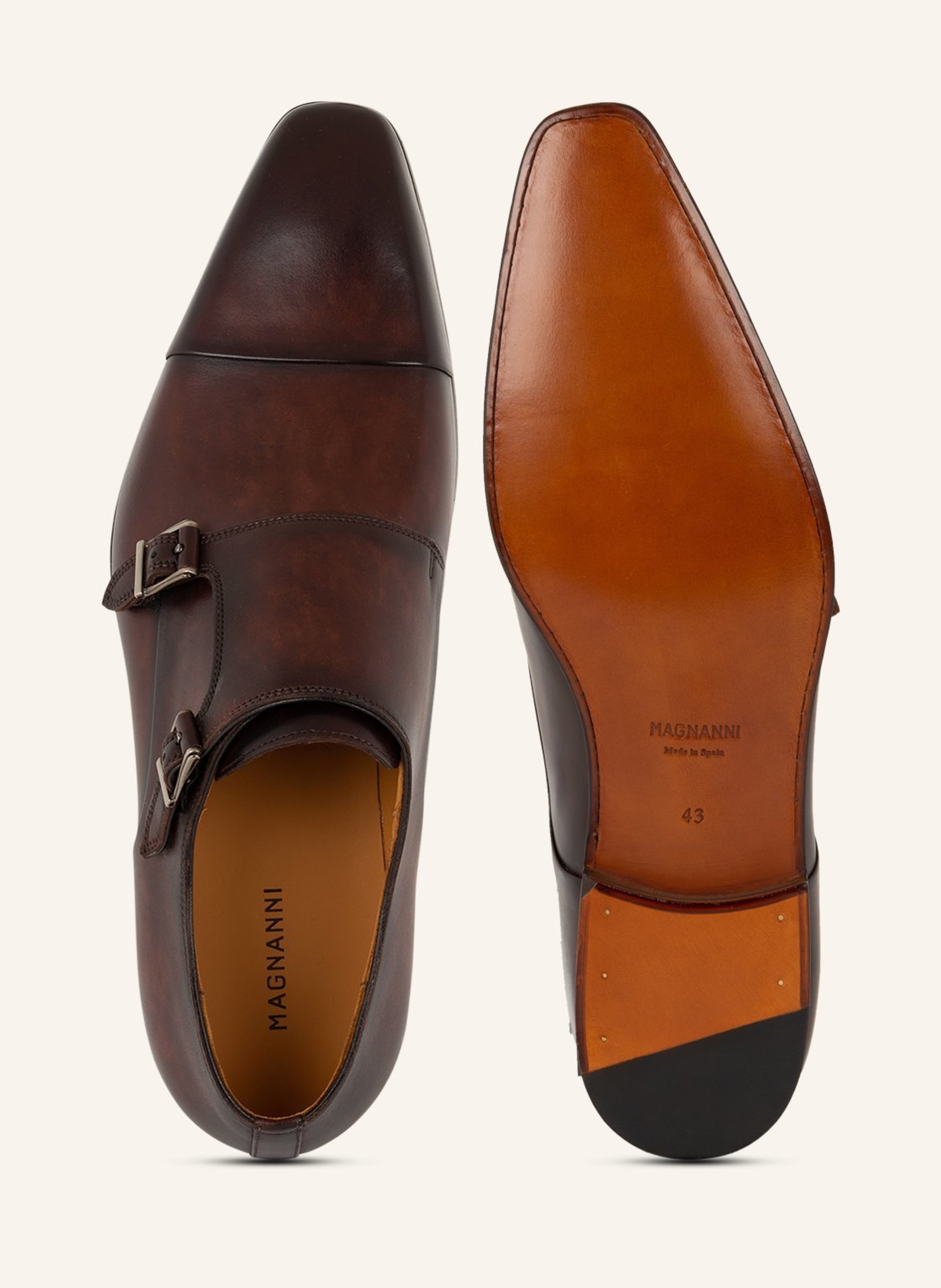 Thumbnail - Magnanni Double-Monks Siros braun
