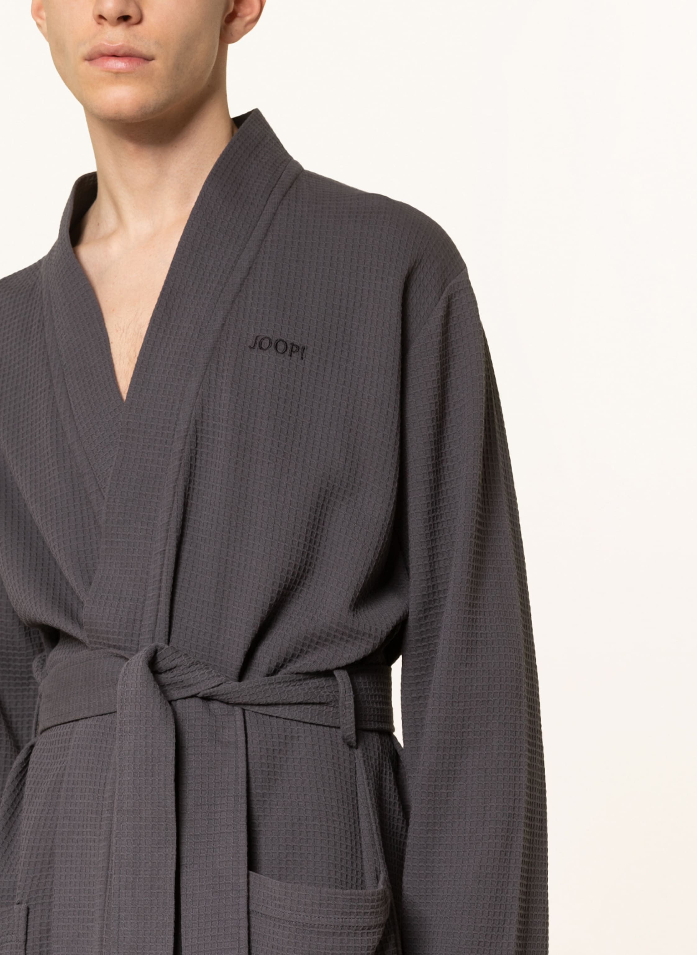 Thumbnail - Joop! Herren-Bademantel grau