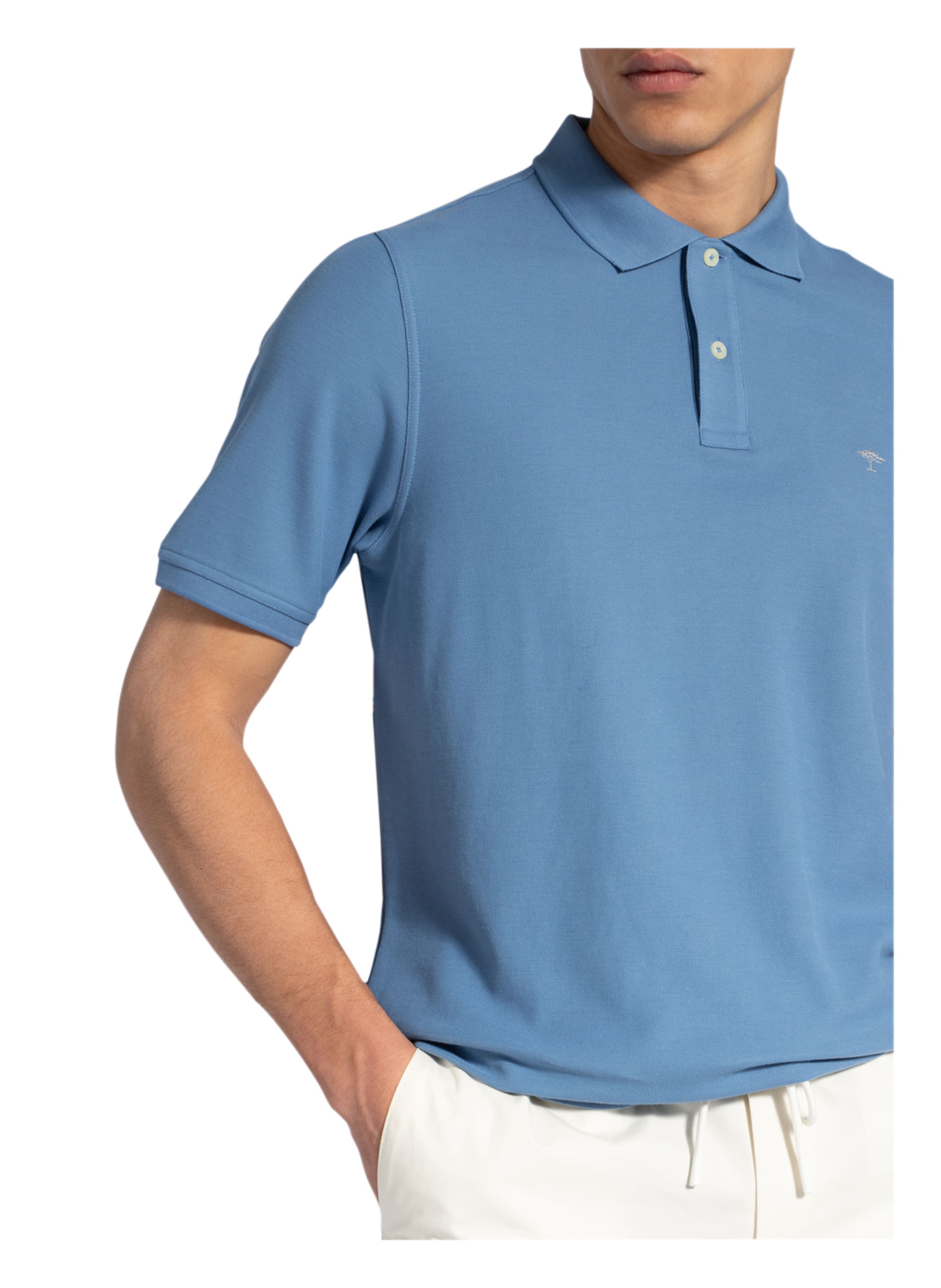 Thumbnail - Fynch-Hatton Piqué-Poloshirt blau