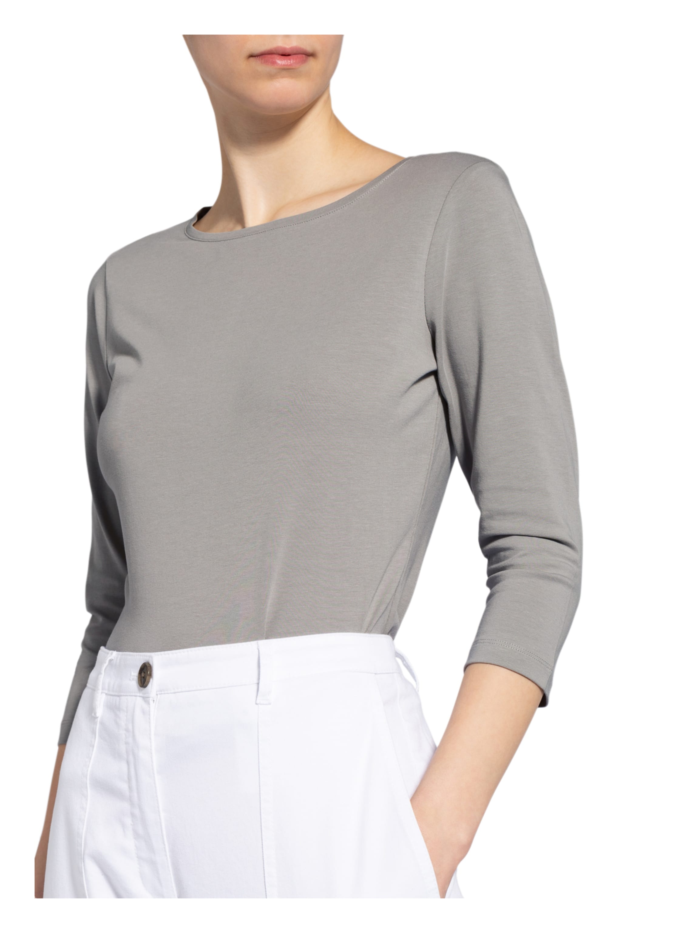 Thumbnail - Boviva Shirt Mit 3/4-Arm silber