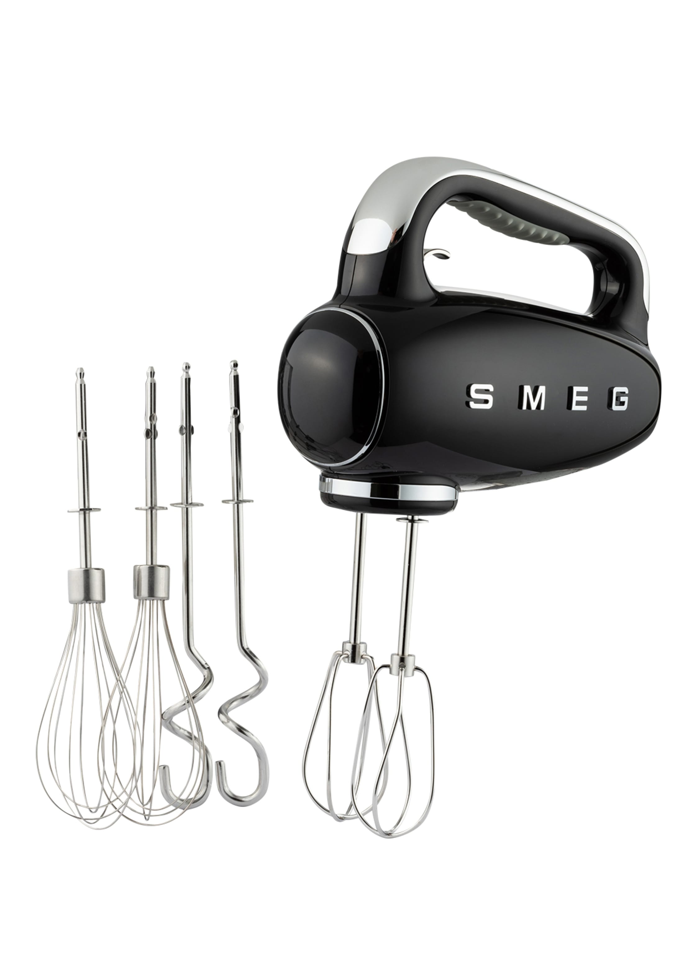 SMEG Handmixer HMF01 in schwarz/ silber