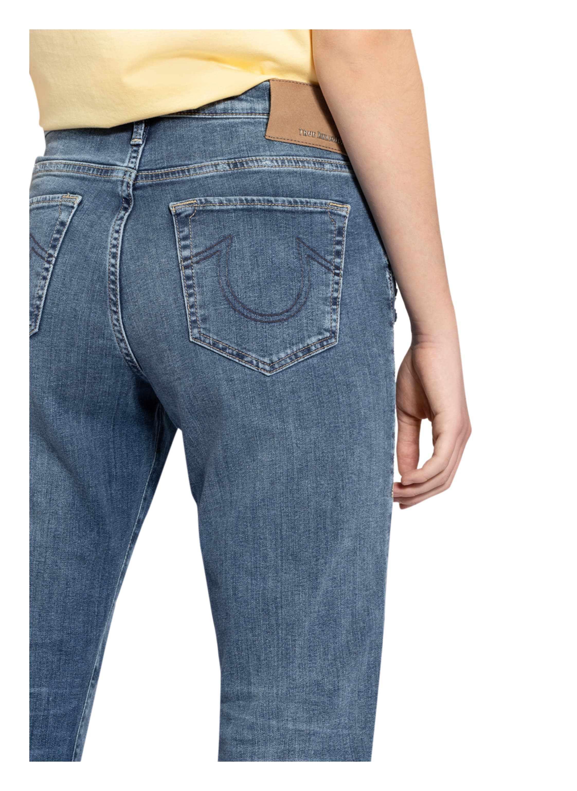 Thumbnail - True Religion Boyfriend-Jeans blau