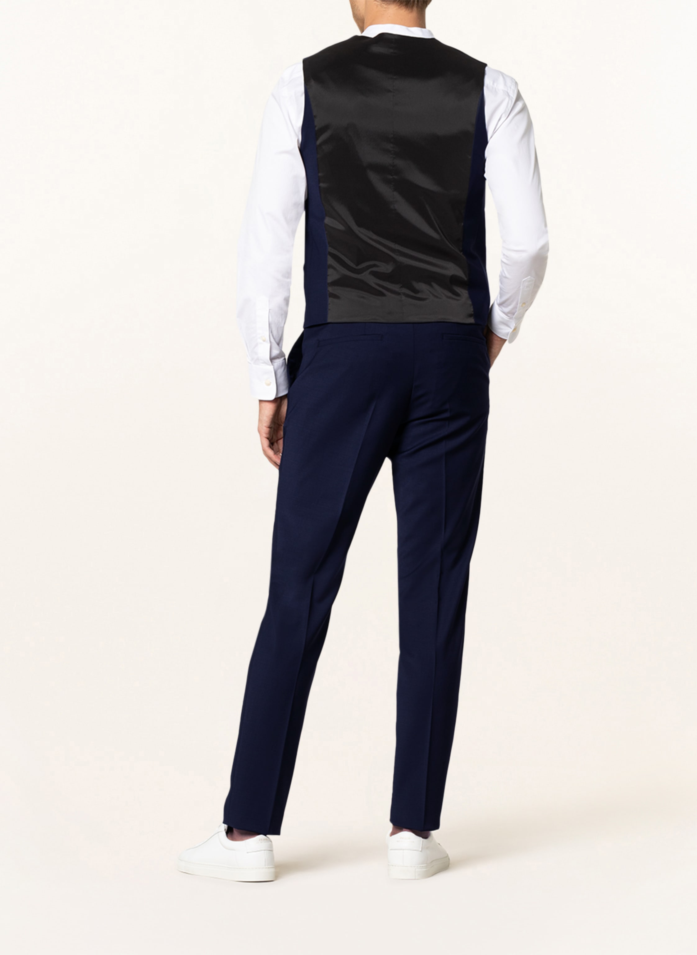 Thumbnail - Drykorn Anzugweste Malmo Slim Fit blau