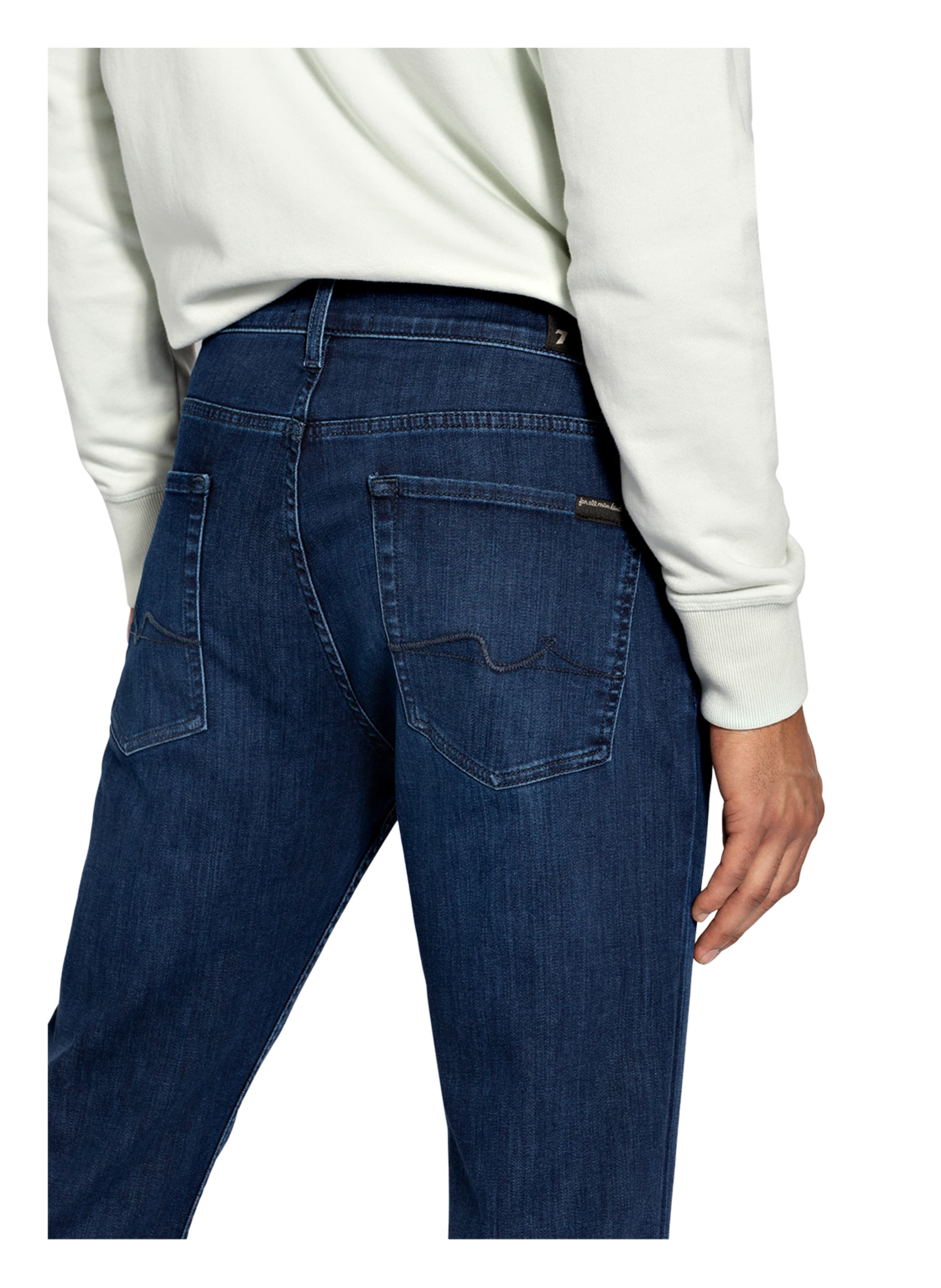 Thumbnail - 7 For All Mankind Jeans Slimmy Slim Fit blau