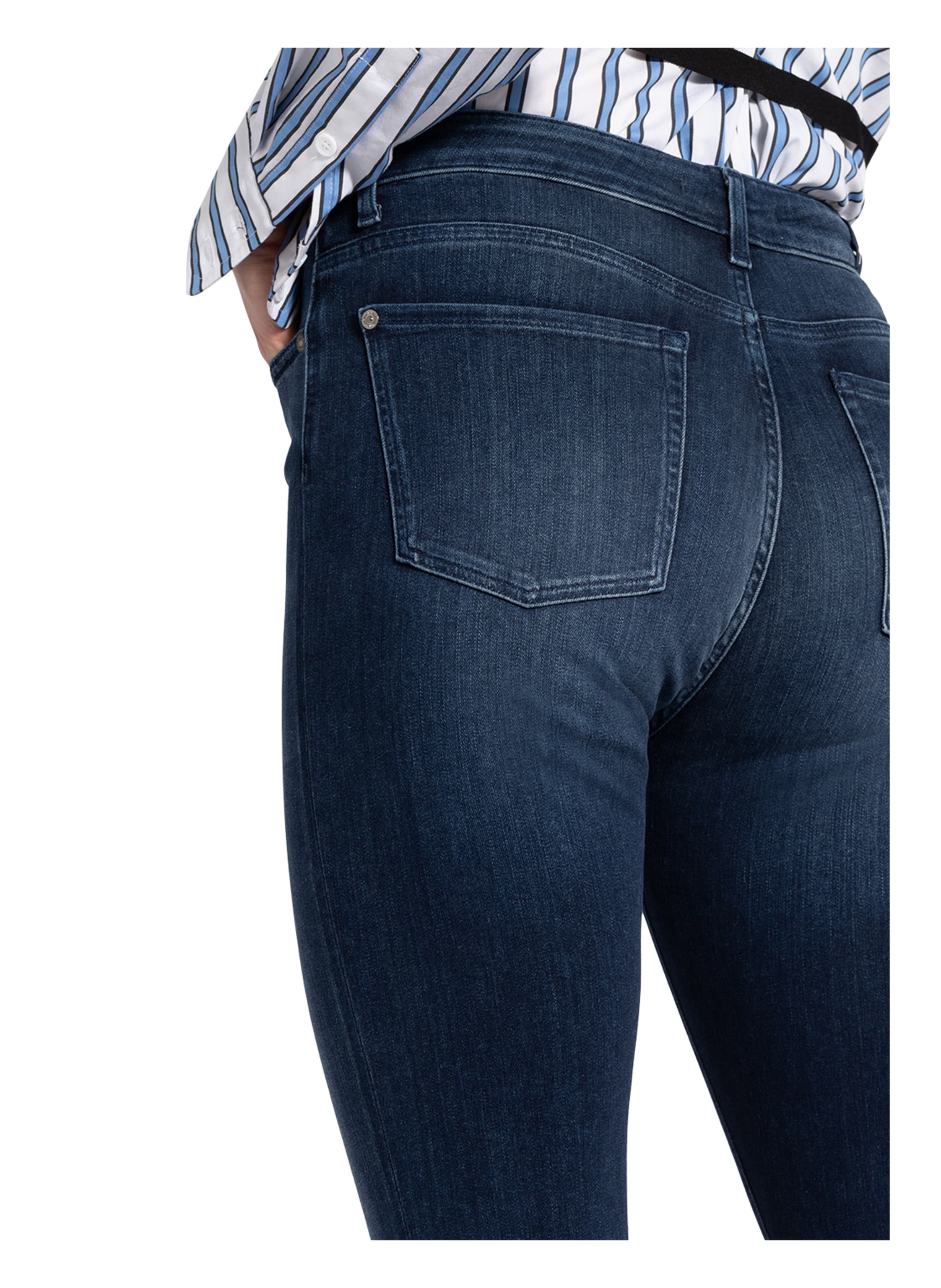 Thumbnail - 7 For All Mankind Skinny Jeans Aubrey Slim Illusion Luxe blau