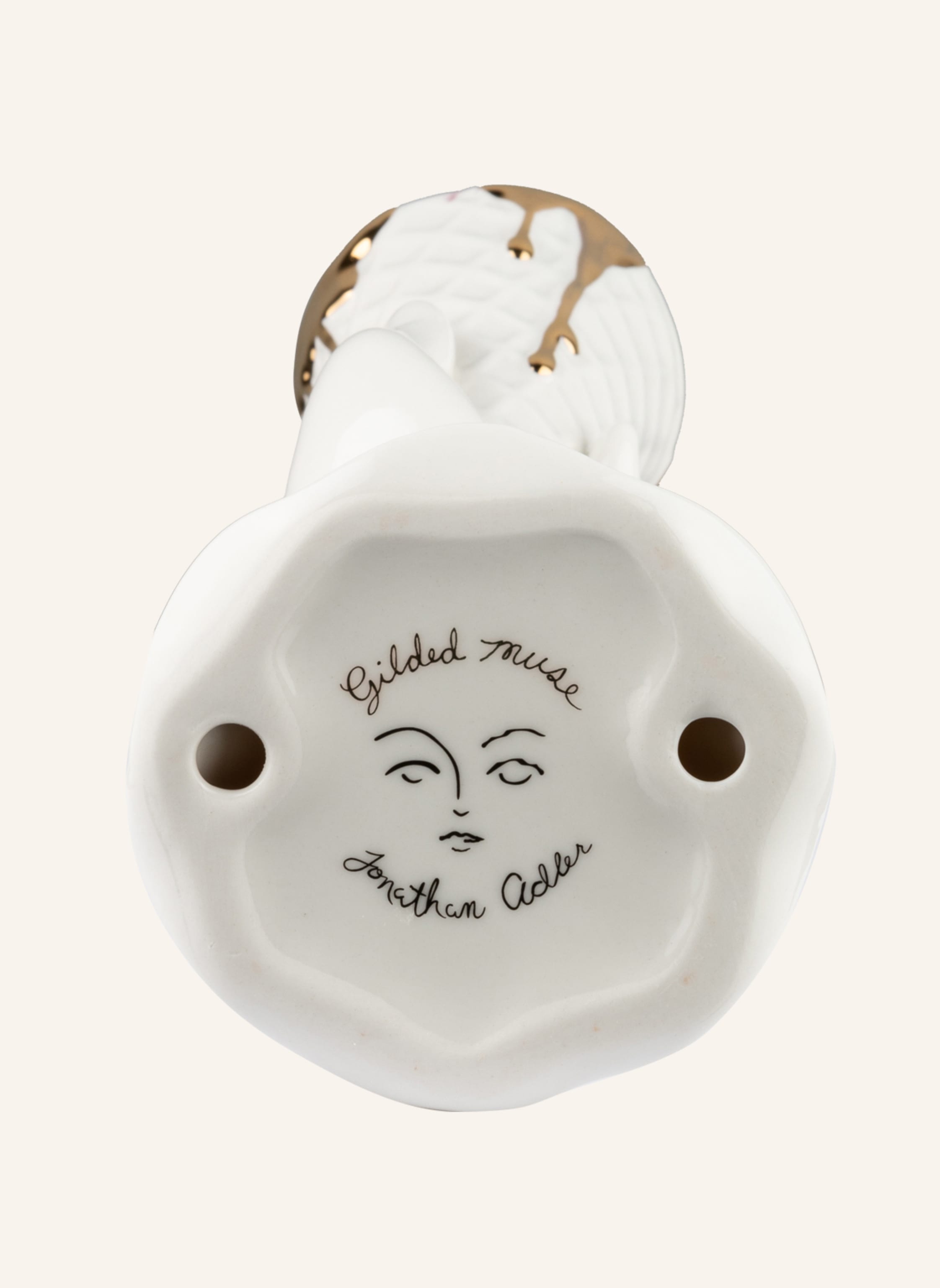 Thumbnail - Jonathan Adler Vase Gilded Muse I-Scream weiss