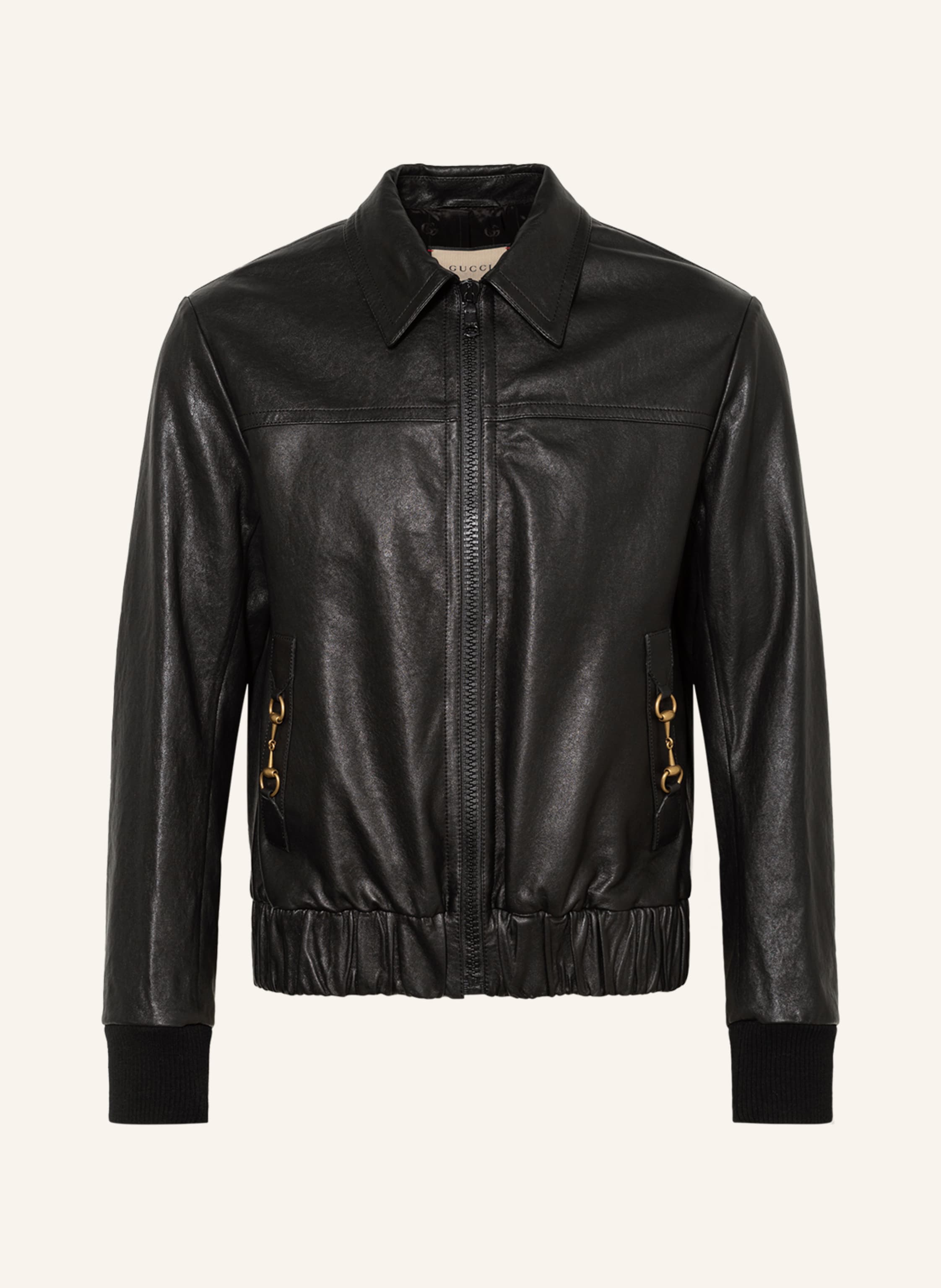 Gucci leather bomber 2025