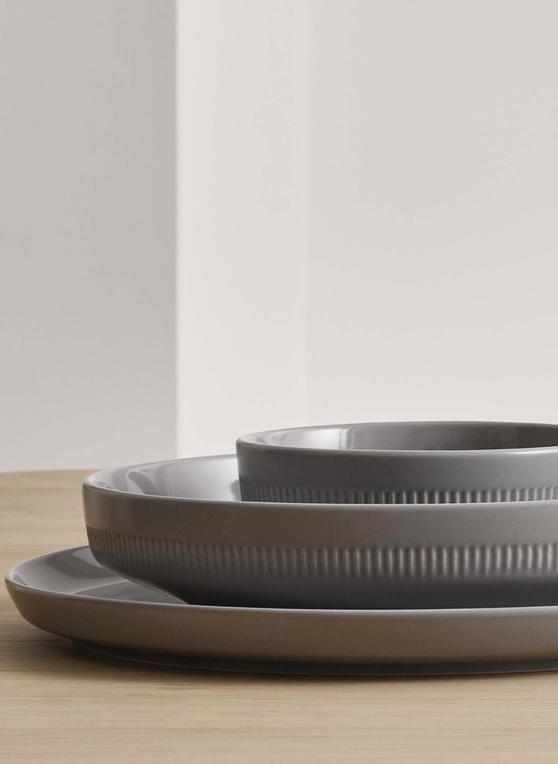 Thumbnail - Marc O'polo 4er-Set Suppenteller Moments grau