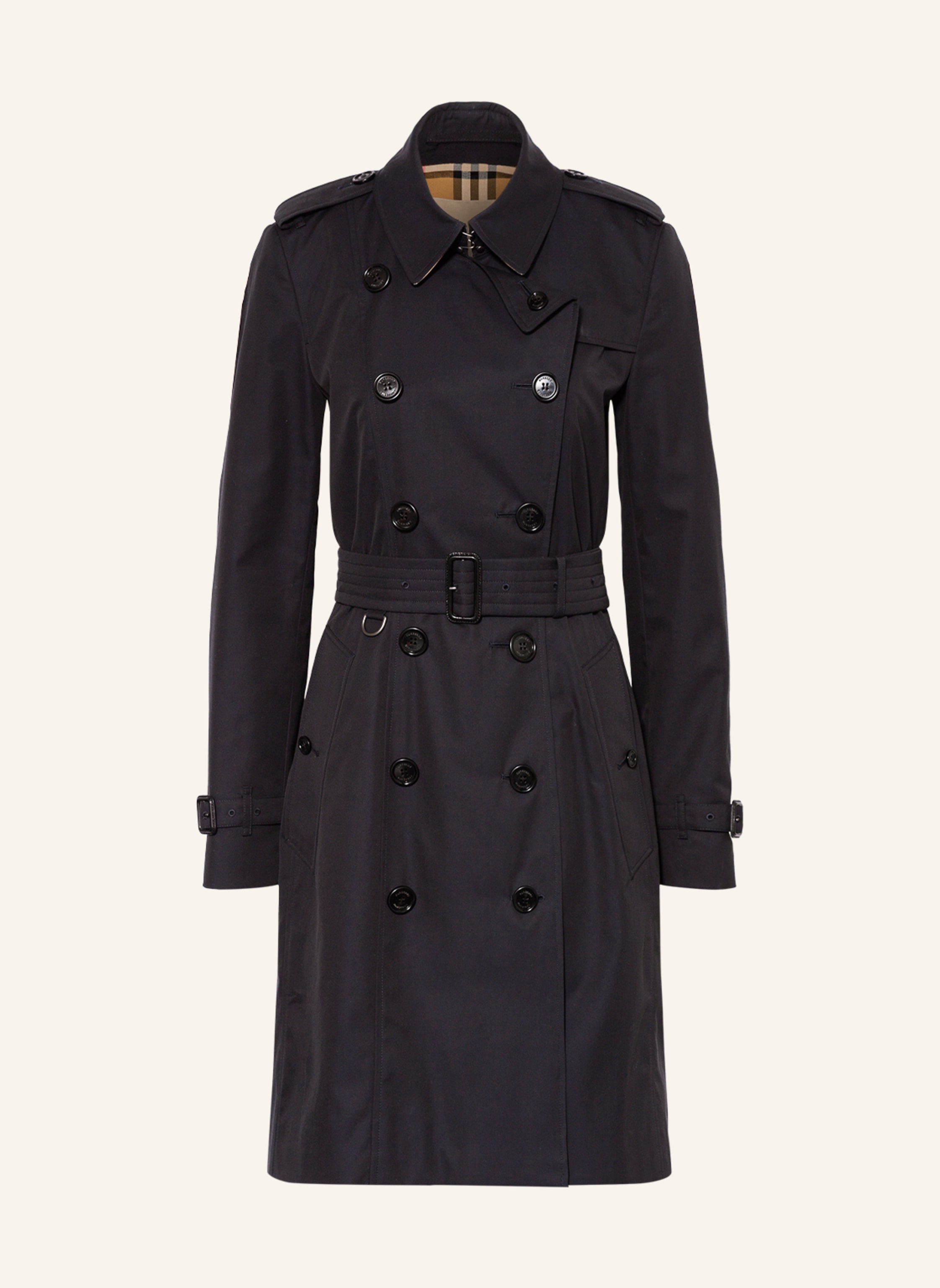 BURBERRY Trench coat in dark blue - Buy Online! | Breuninger