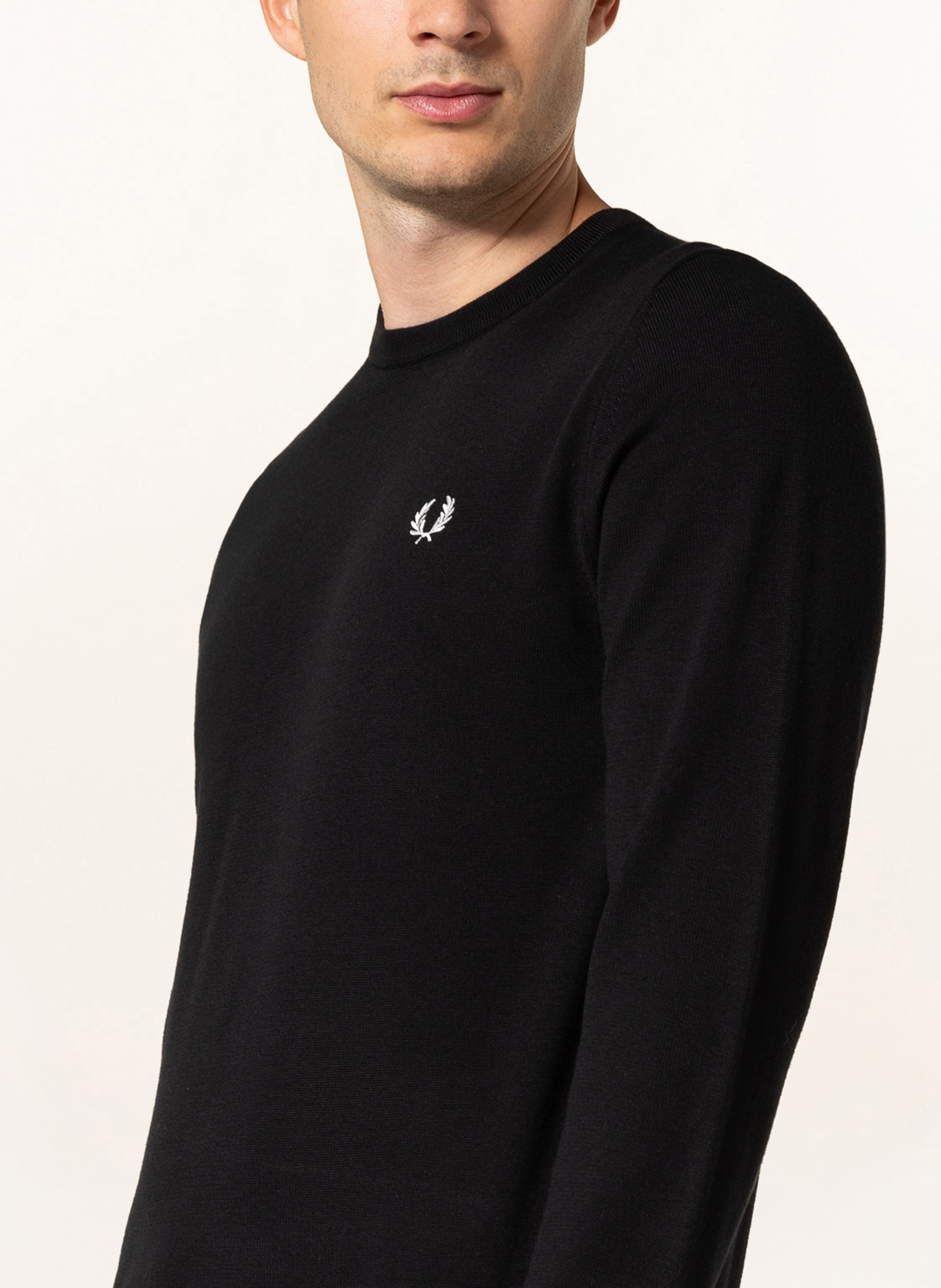 Thumbnail - Fred Perry Pullover schwarz
