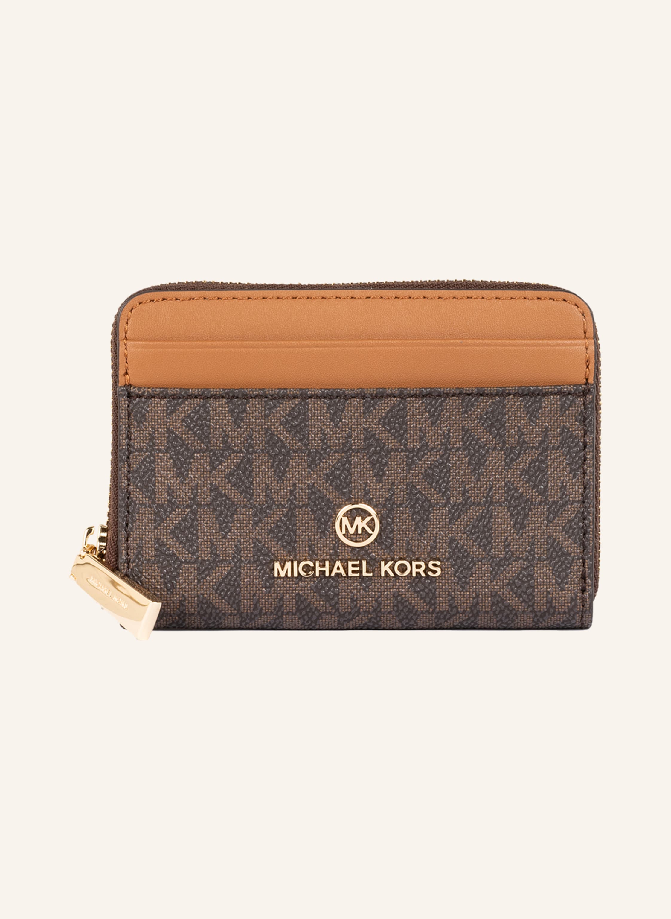 Michael Kors Jet Set Travel Small Leather Top Zip Coin Pouch Honeycomb  Yellow - Walmart.com