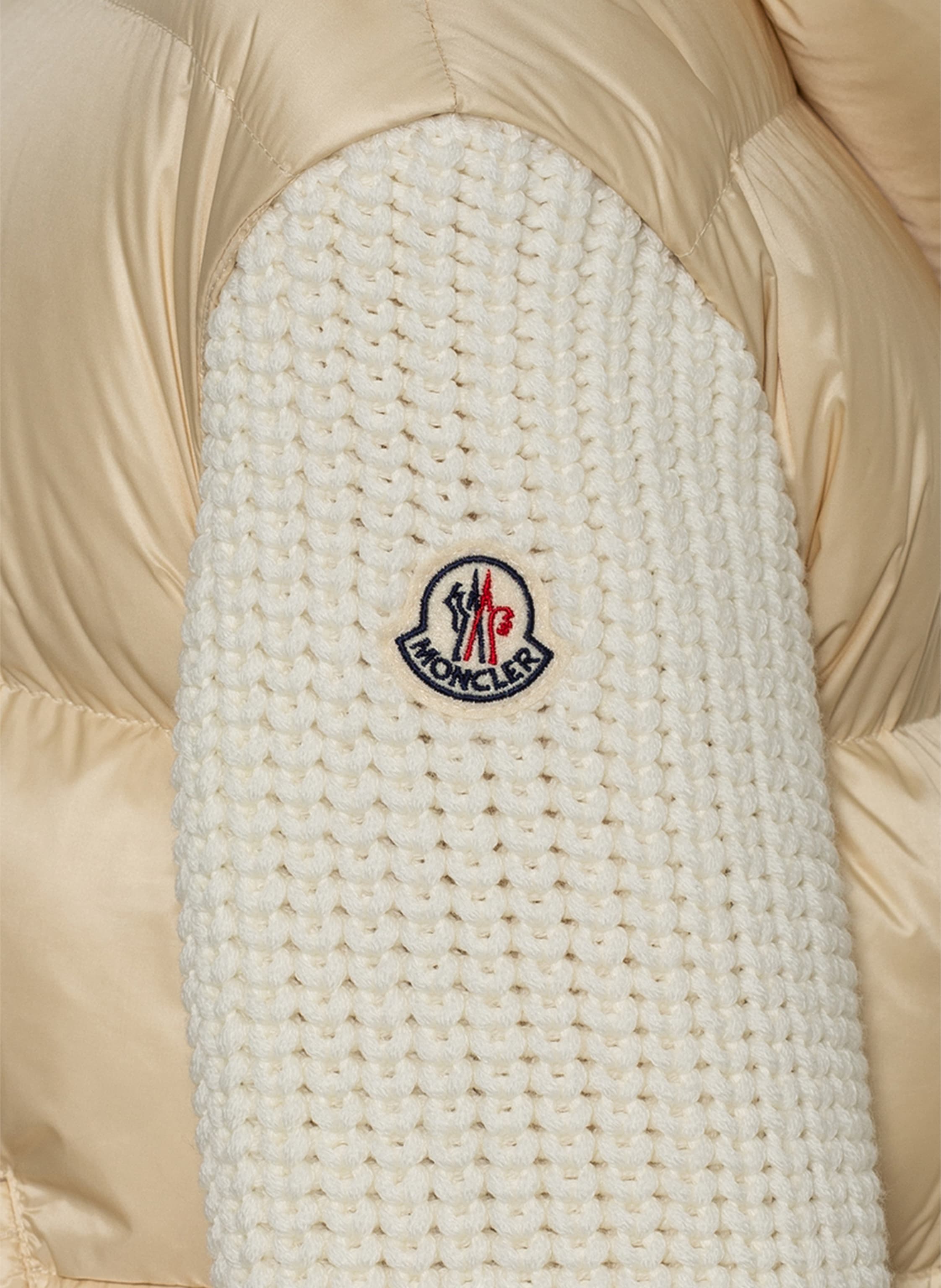 Thumbnail - Moncler Enfant Daunenmantel Katife beige