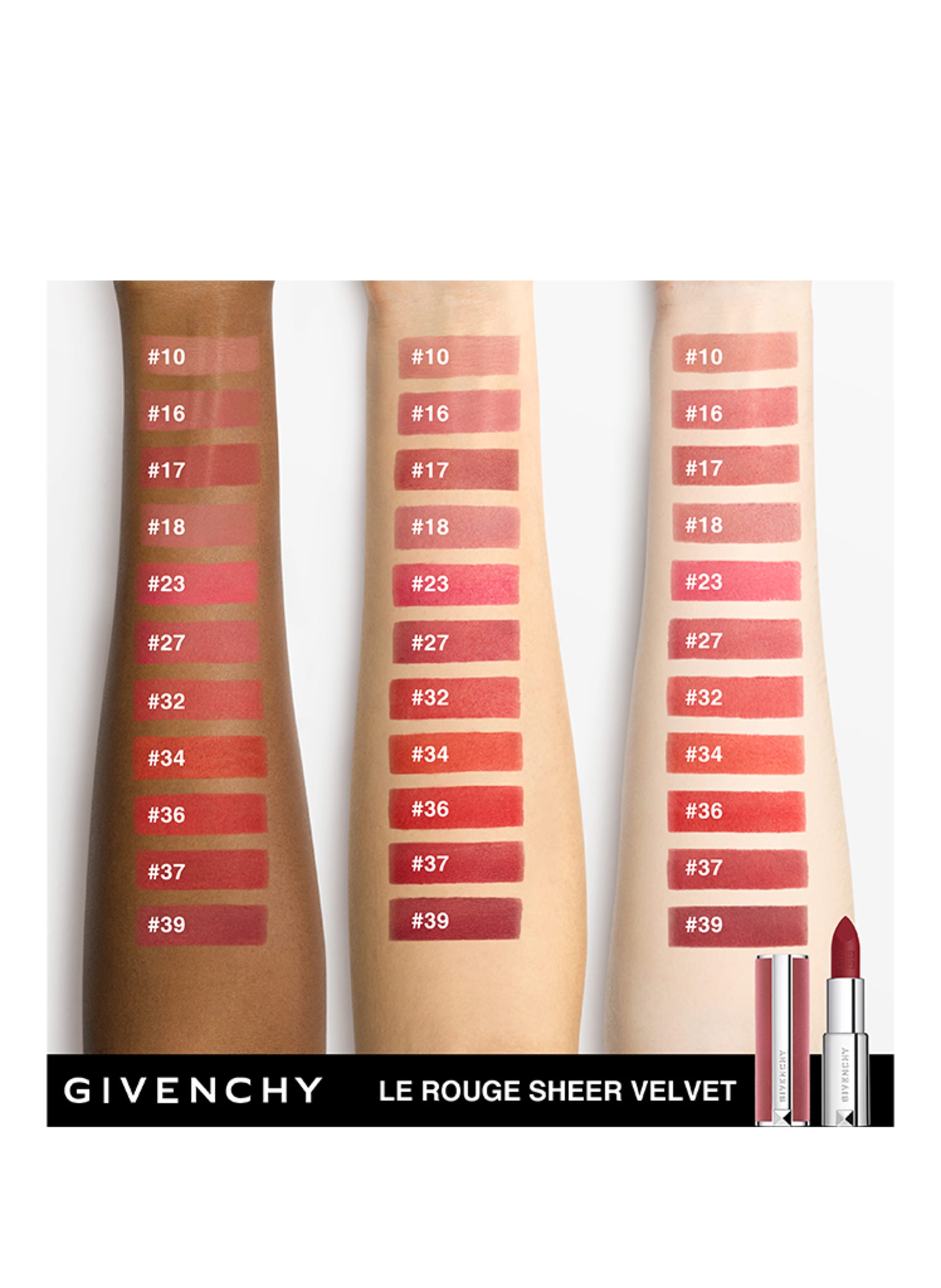 Thumbnail - Givenchy Beauty Le Rouge Interdit Sheer Velvet Lippenstift