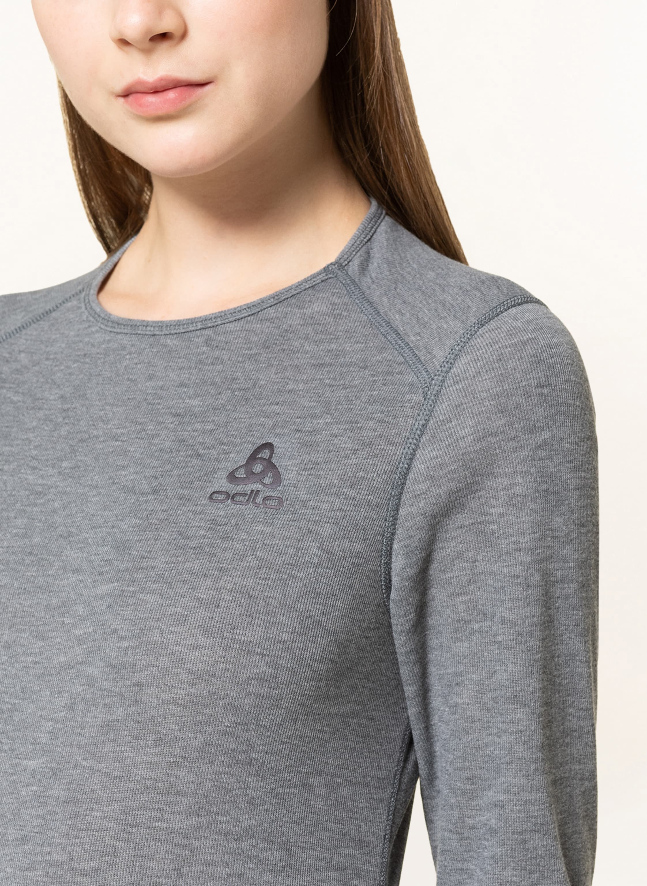 Thumbnail - Odlo Funktionswäsche-Shirt Active Warm Eco grau
