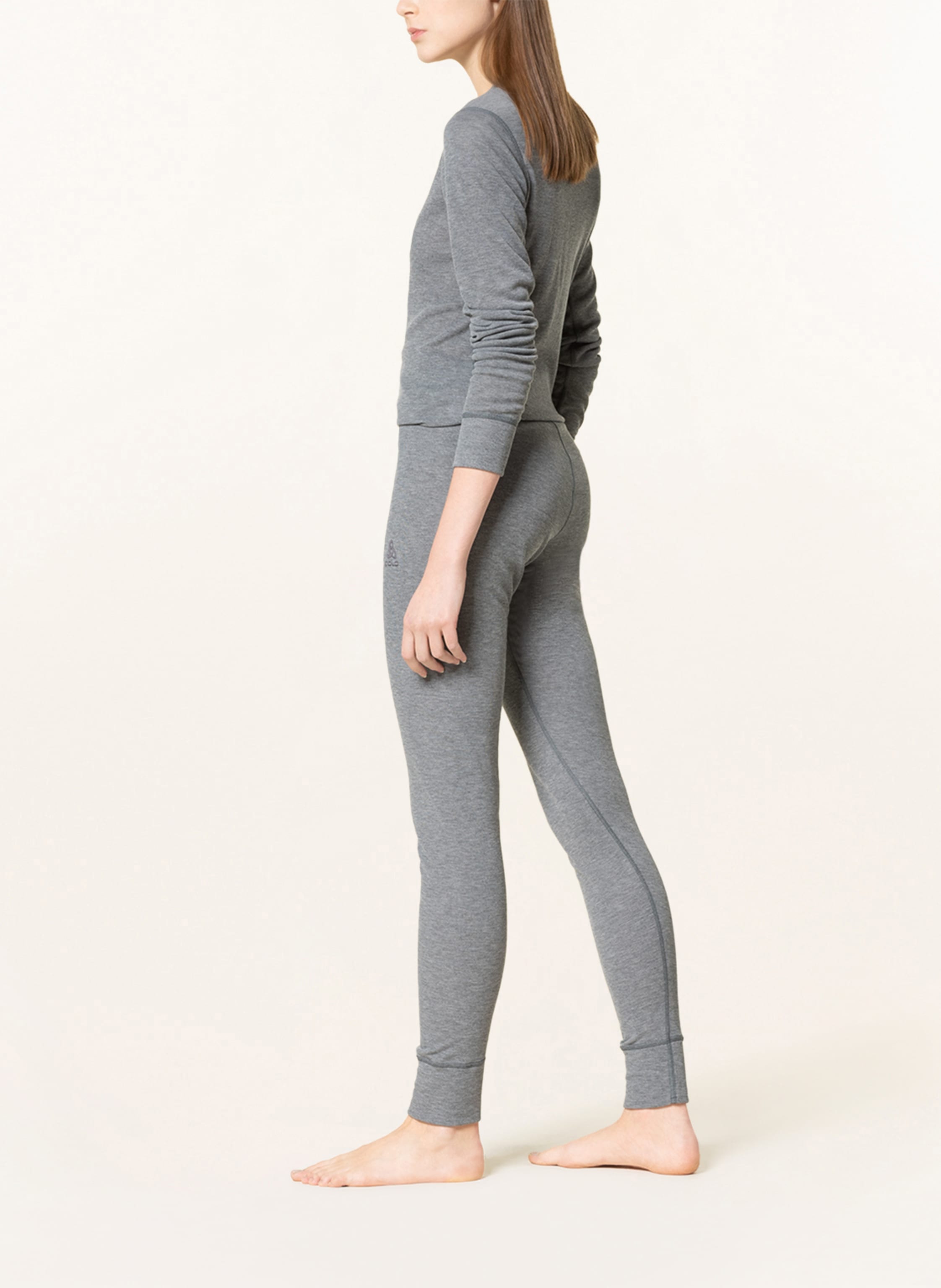 Thumbnail - Odlo Funktionswäsche-Hose Active Warm Eco grau