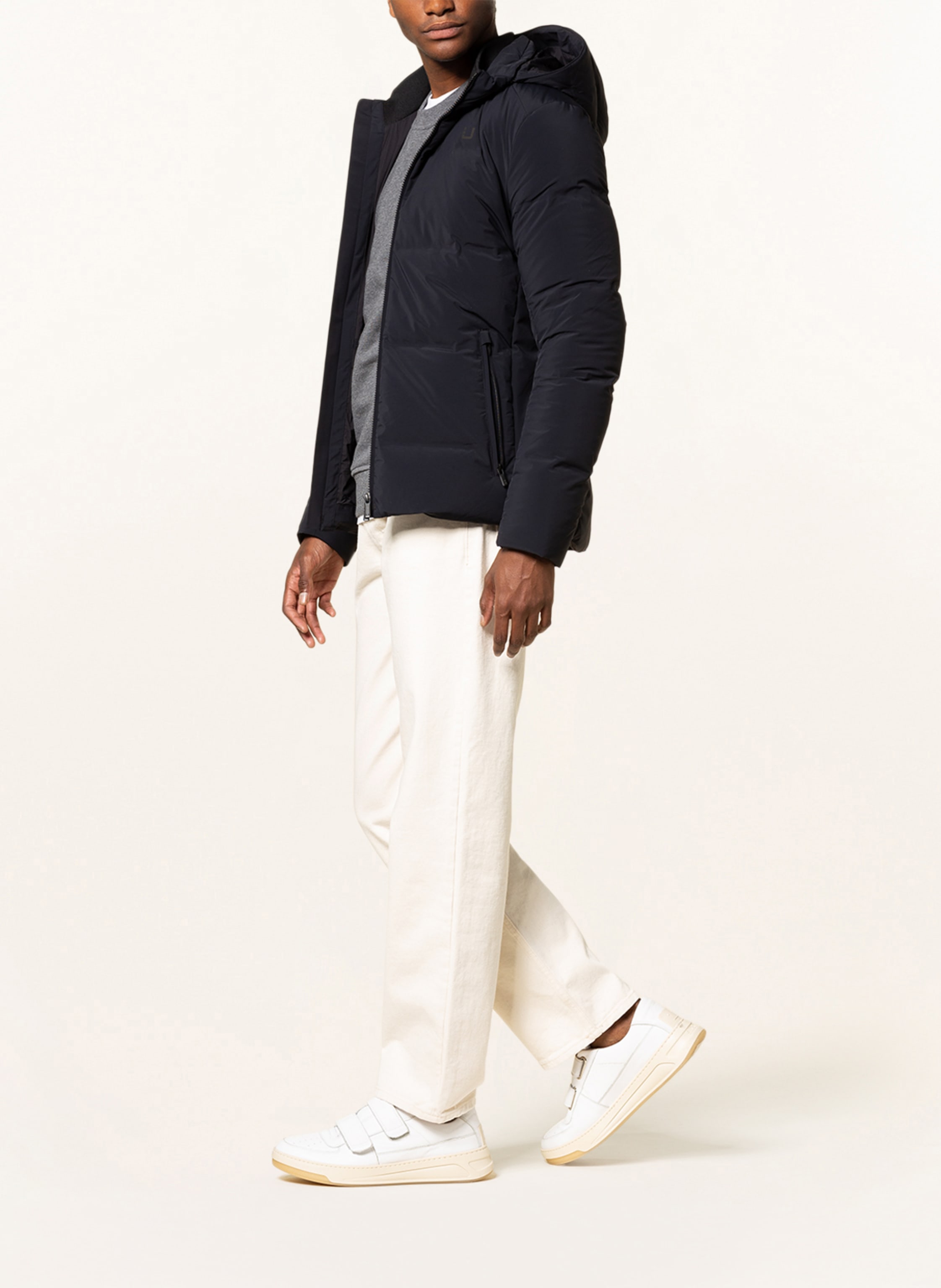 Thumbnail - Ubr Daunenjacke Bolt Mit Abnehmbarer Kapuze schwarz