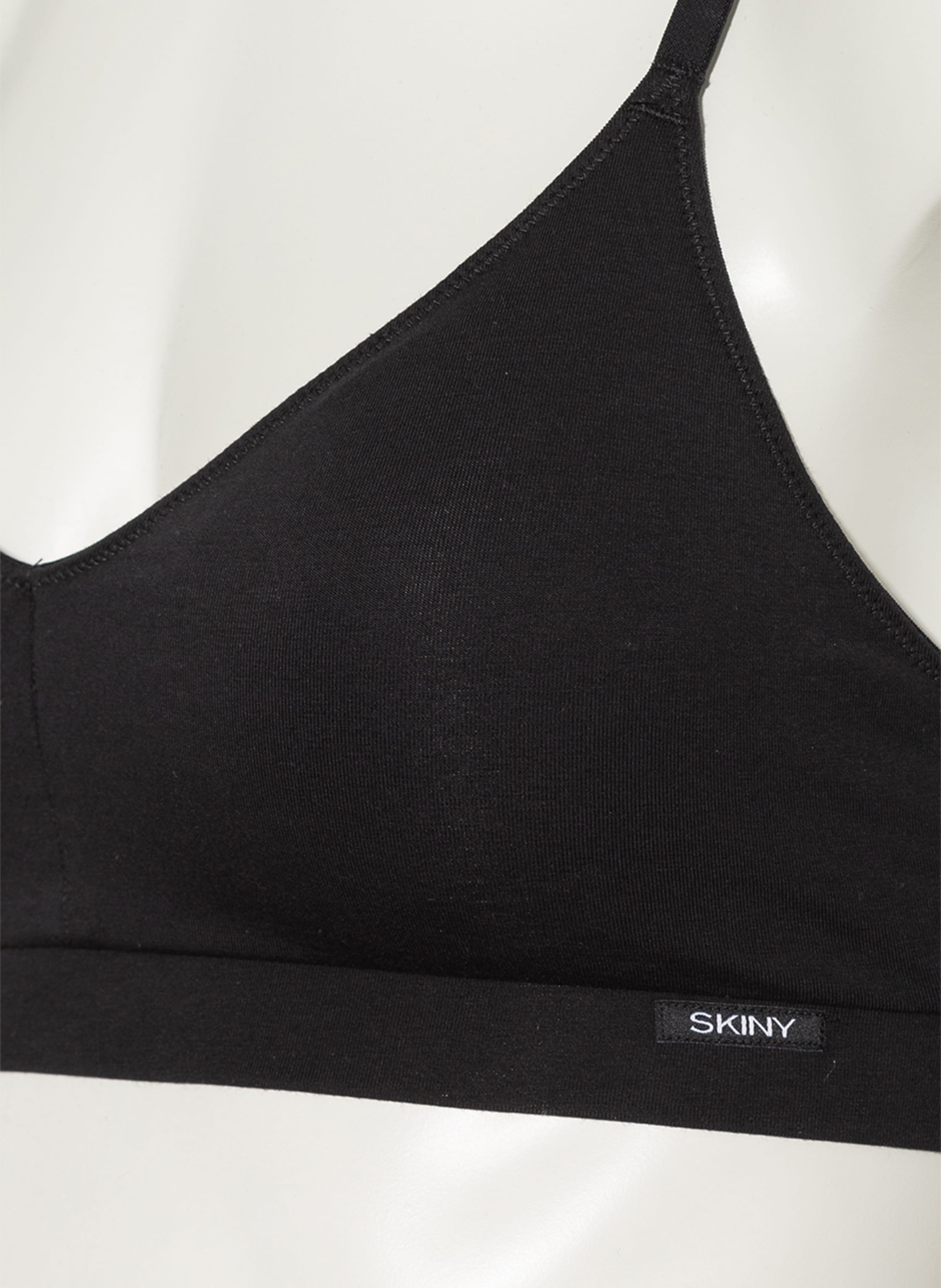 Thumbnail - Skiny Bustier Every Day In Cotton Essentials schwarz