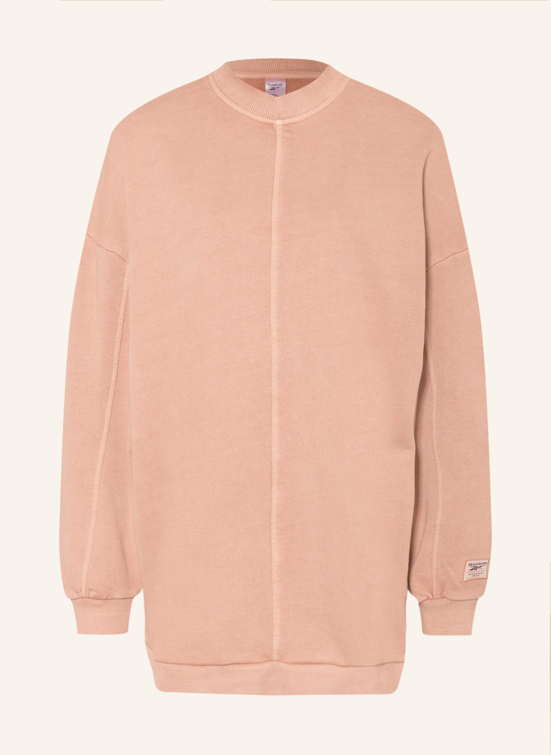 Reebok Oversized sweatshirt in rose 