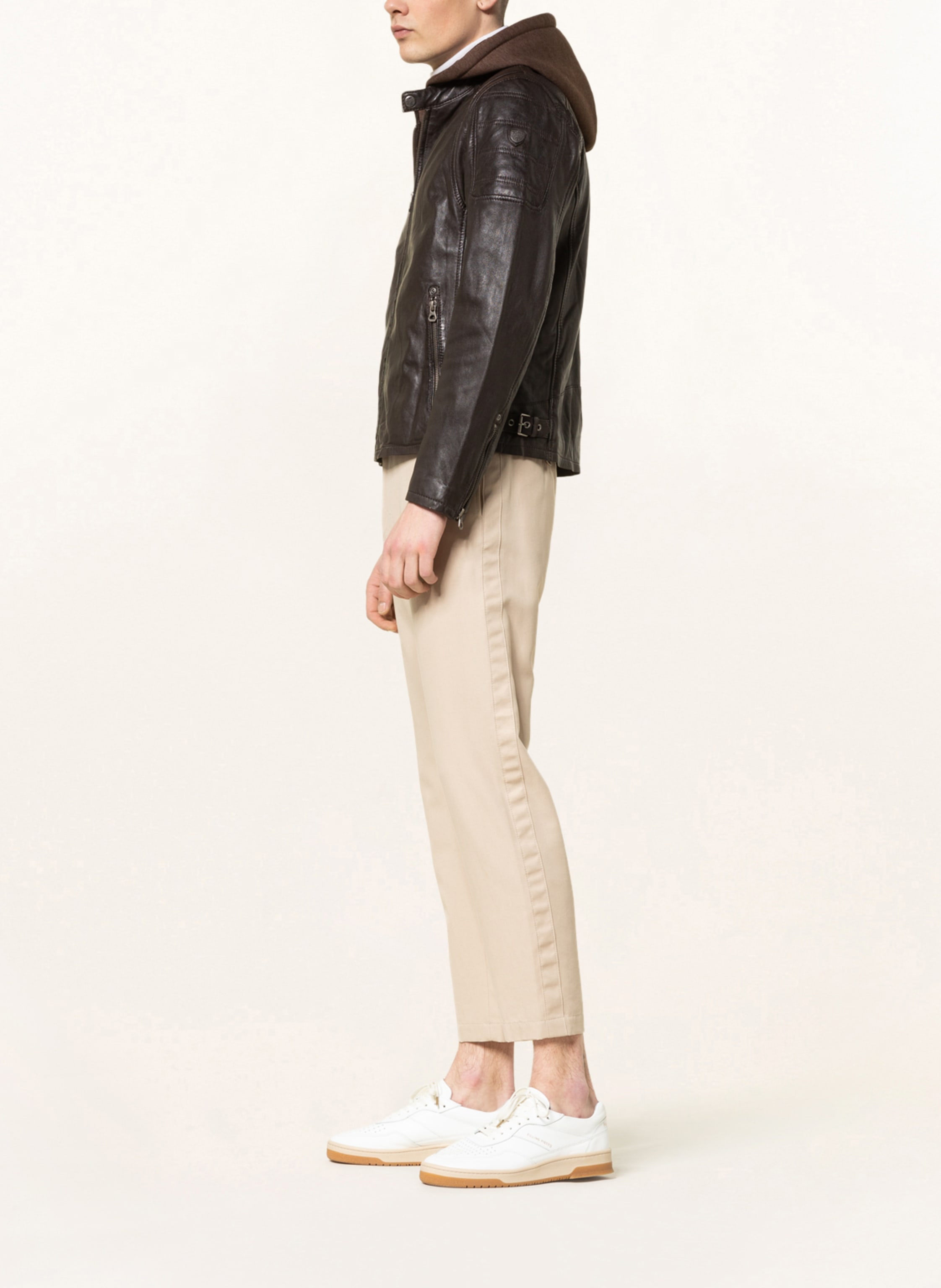 Thumbnail - Gipsy Lederjacke Raylo braun