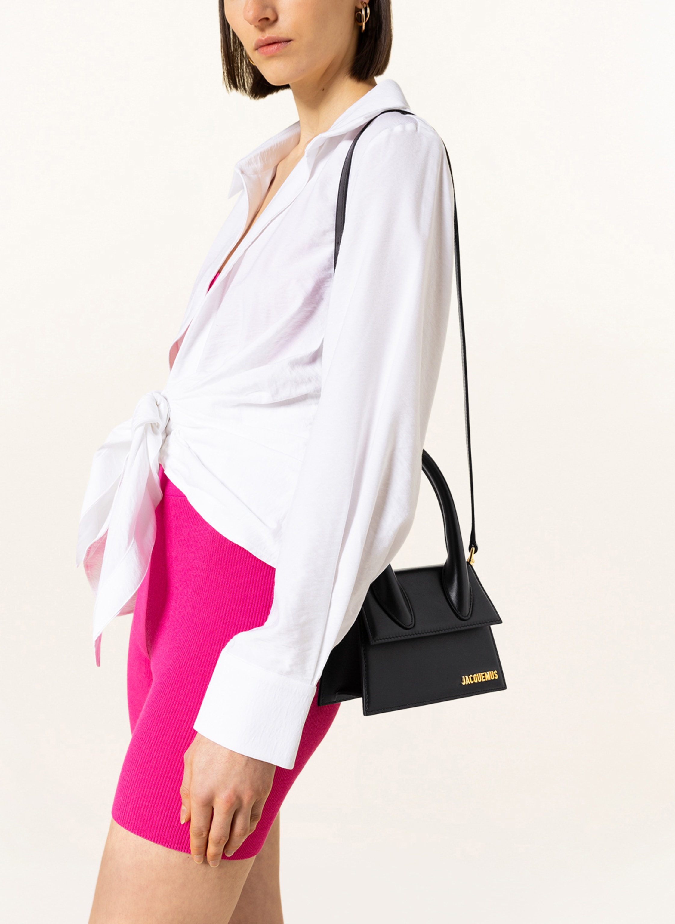 Thumbnail - Jacquemus Handtasche Le Chiquito Moyen schwarz