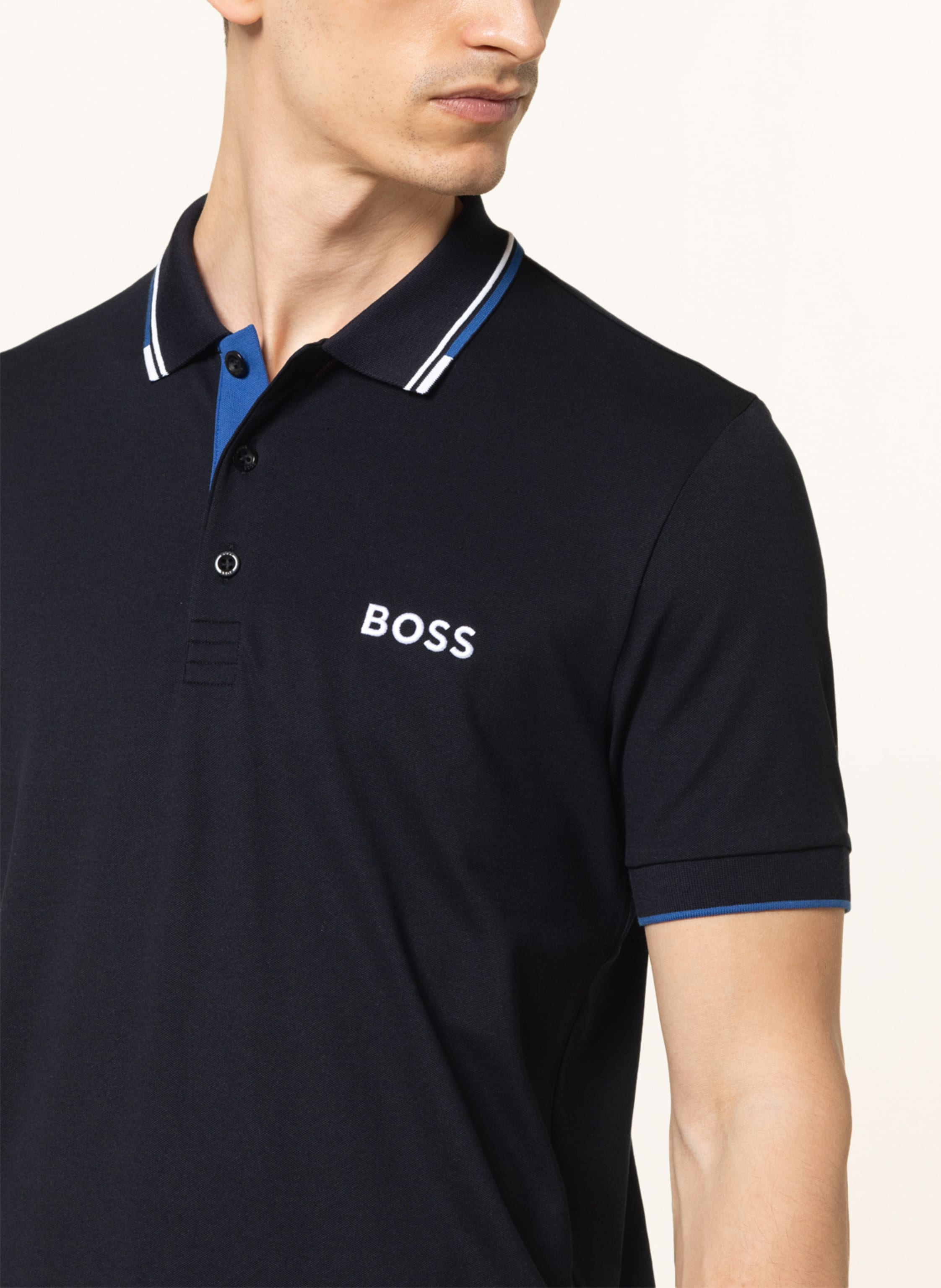 Thumbnail - Boss Funktions-Poloshirt Paddy Pro blau