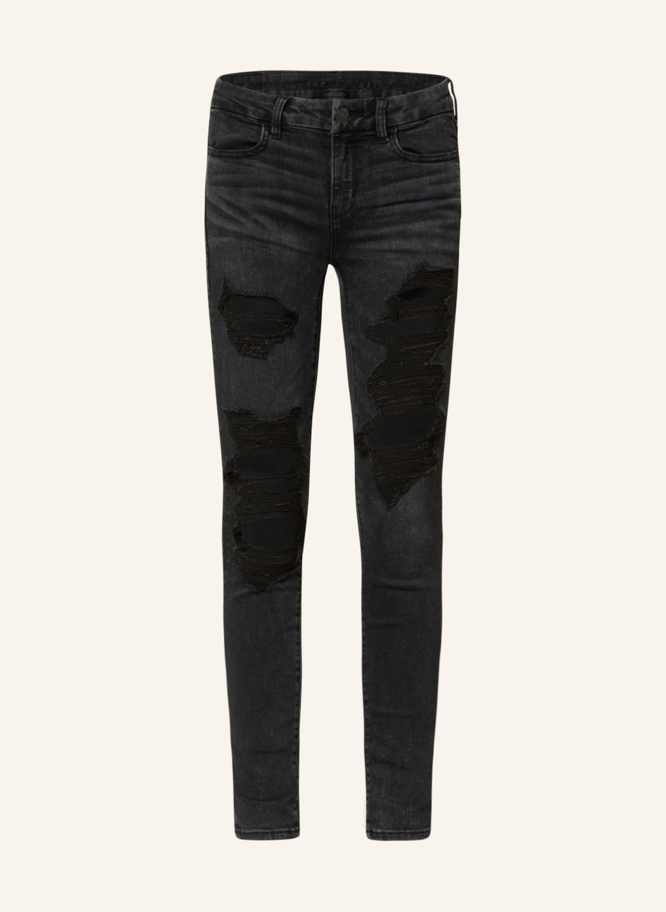AMERICAN EAGLE Destroyed jeans in black