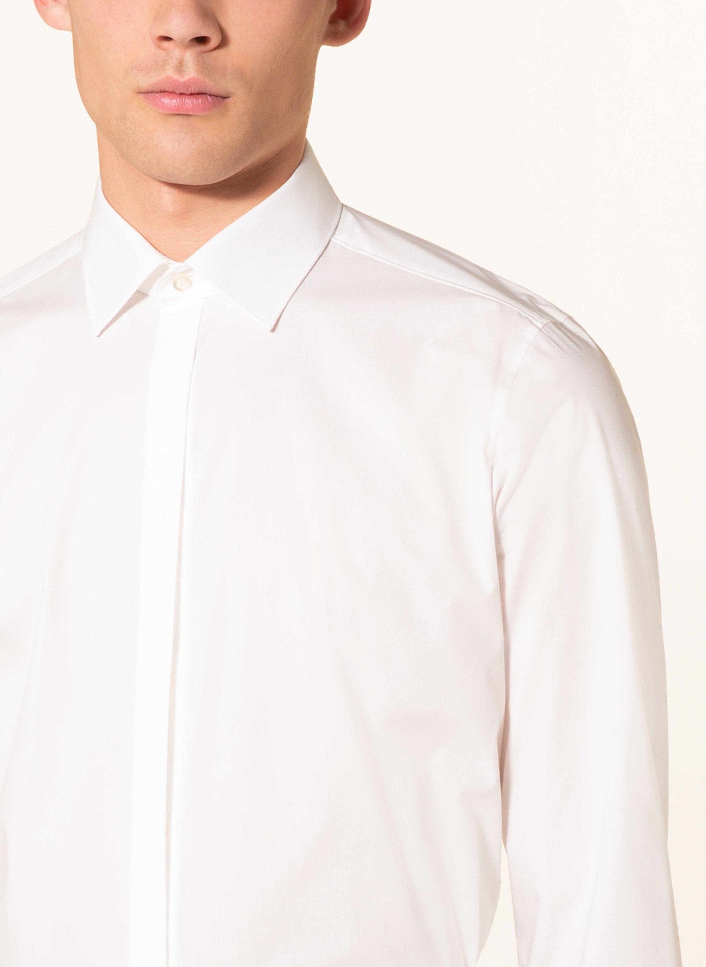 Thumbnail - Olymp Hemd Level Five Body Fit Mit Umschlagmanschette weiss