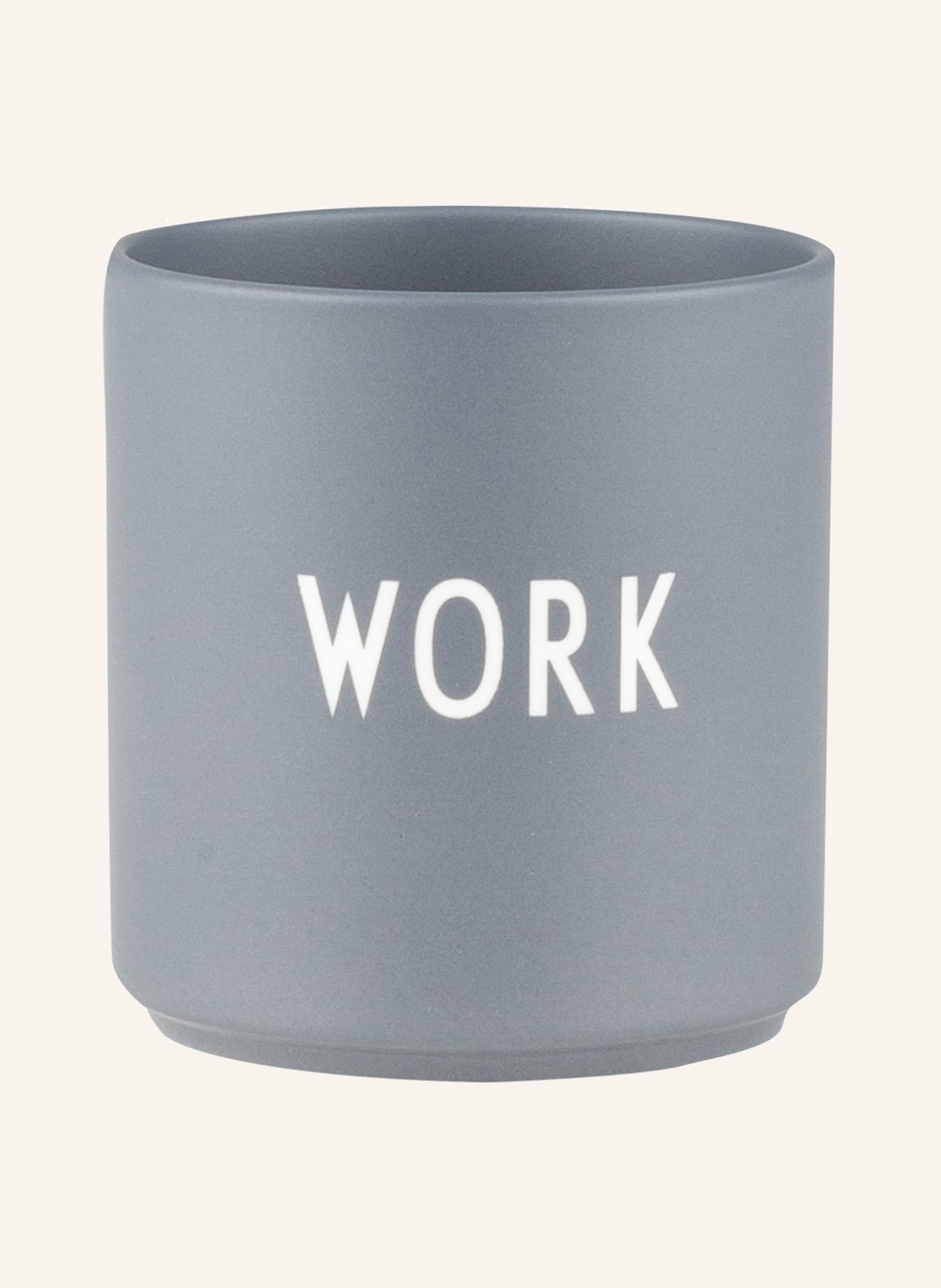 DESIGN LETTERS Cup WORK in dark gray Breuninger