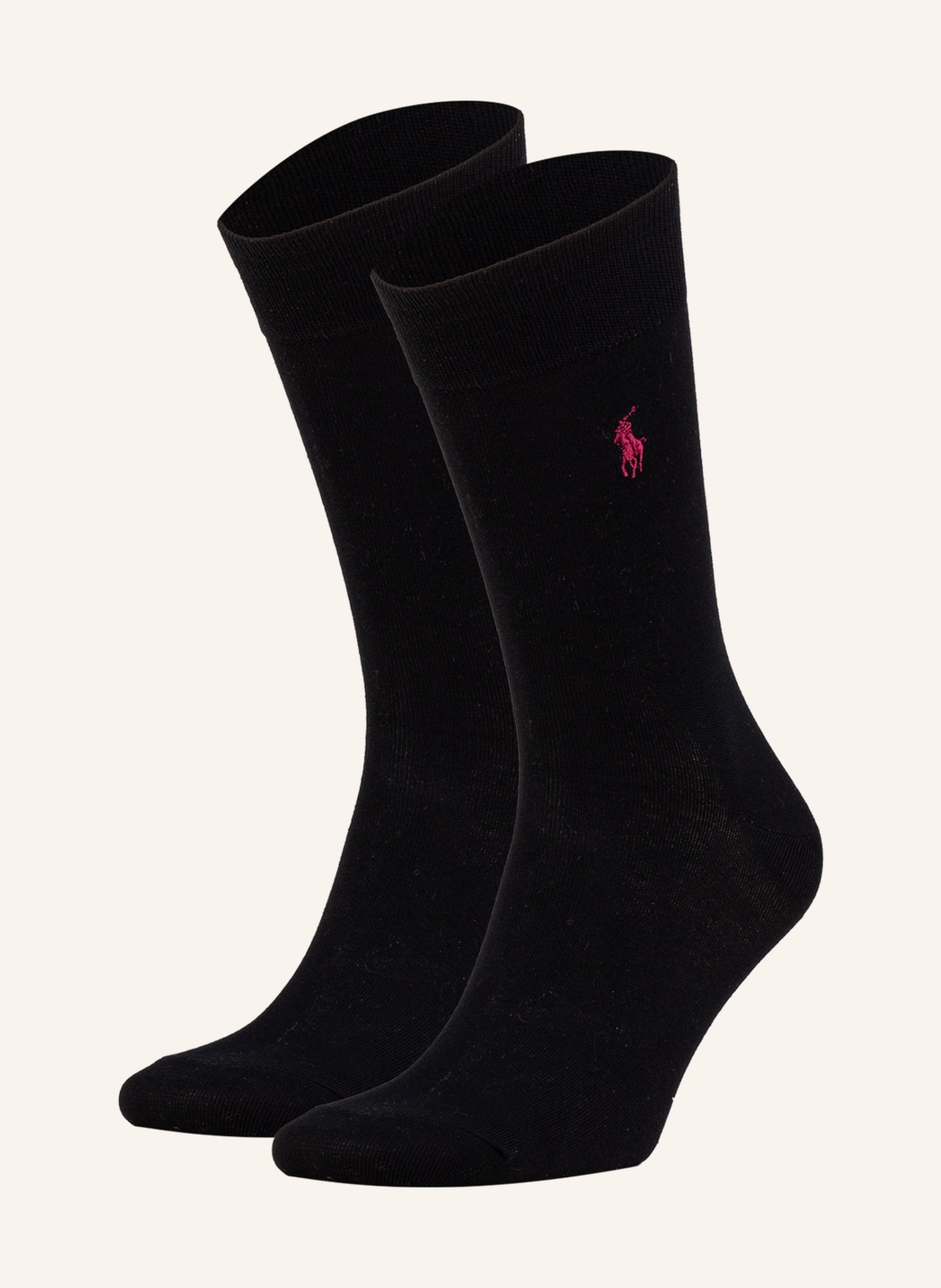Black outlet polo socks