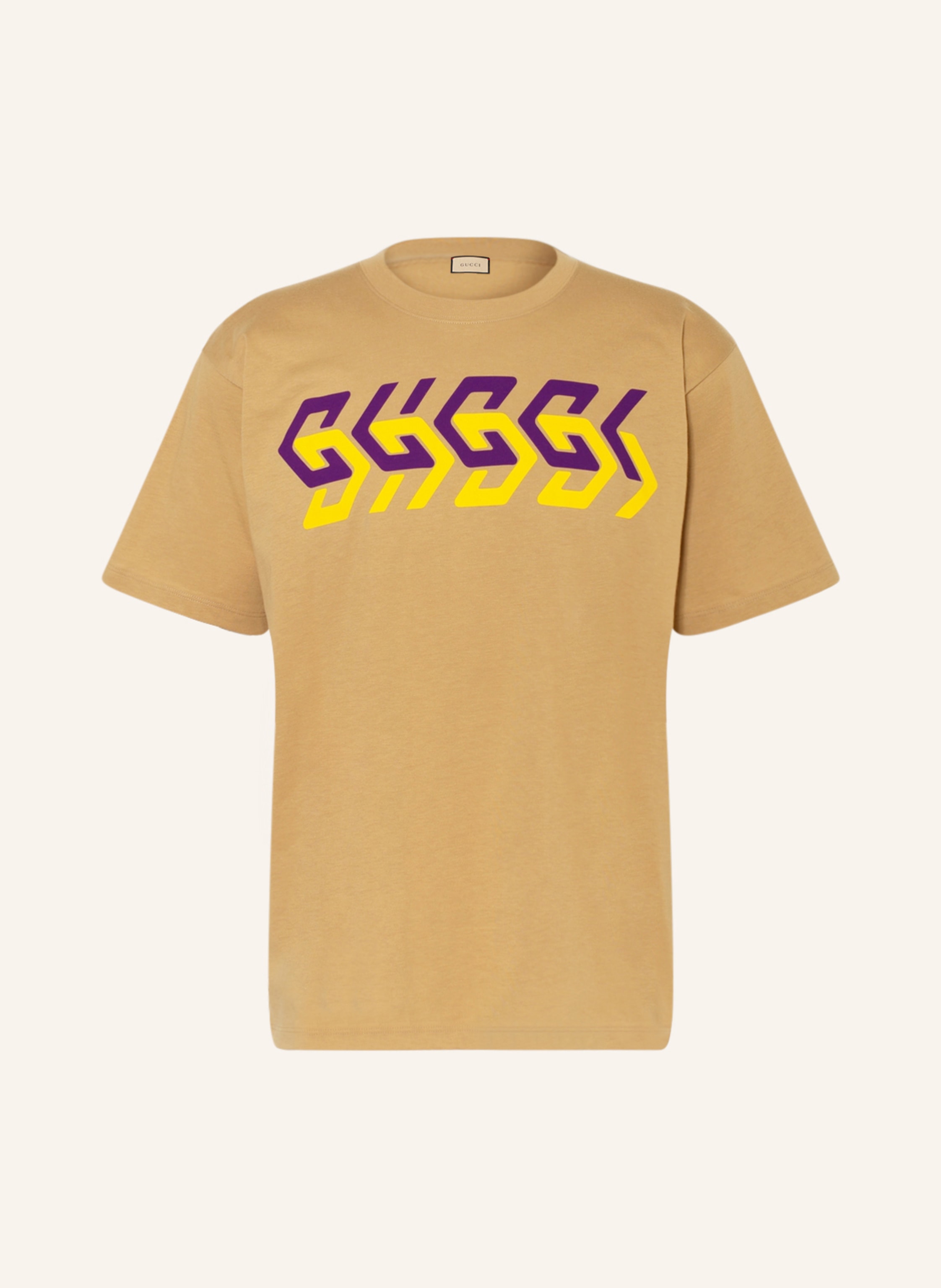 Gucci yellow 2025 t shirt