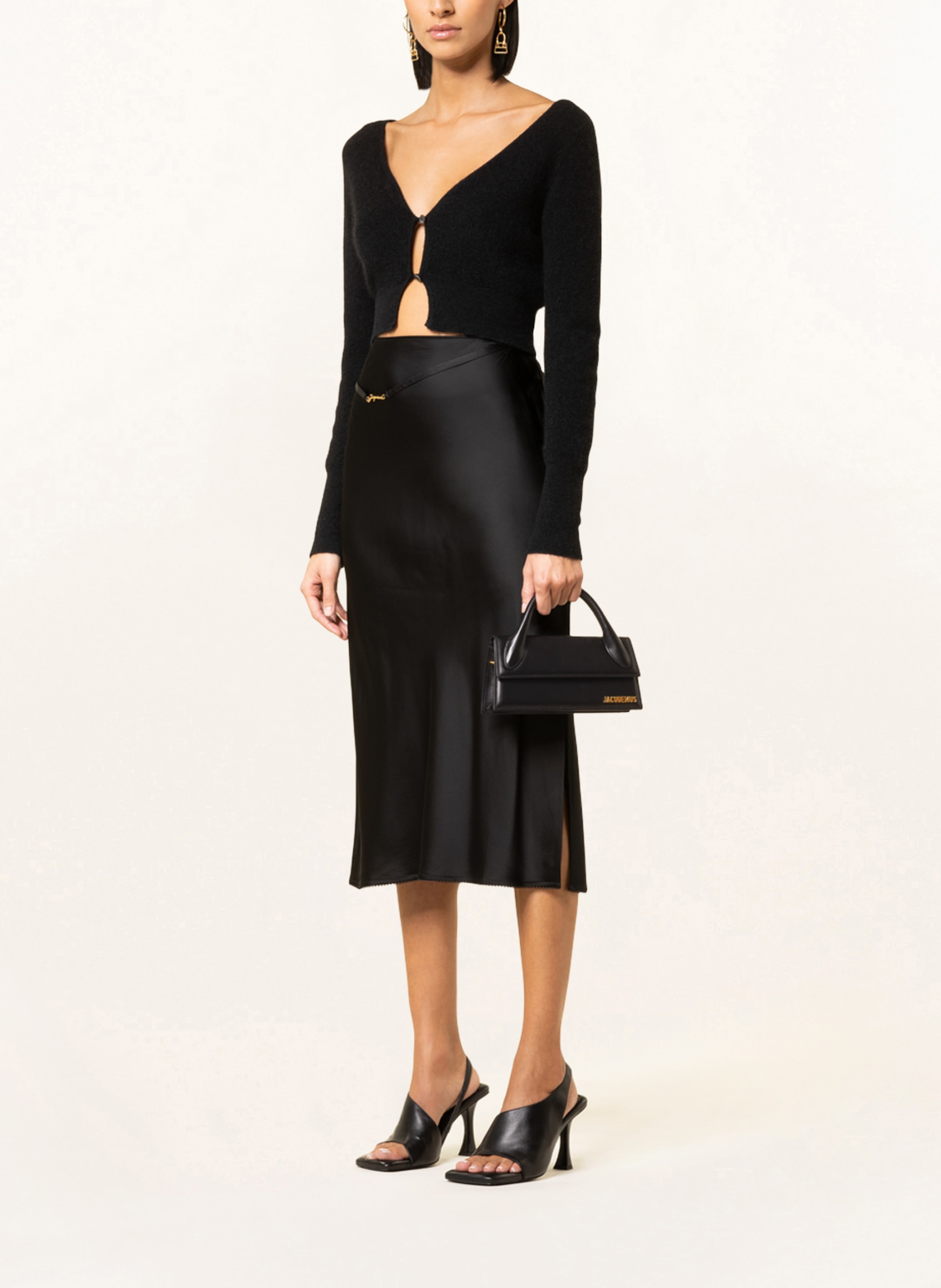 Thumbnail - Jacquemus Handtasche Le Chiquito Long schwarz