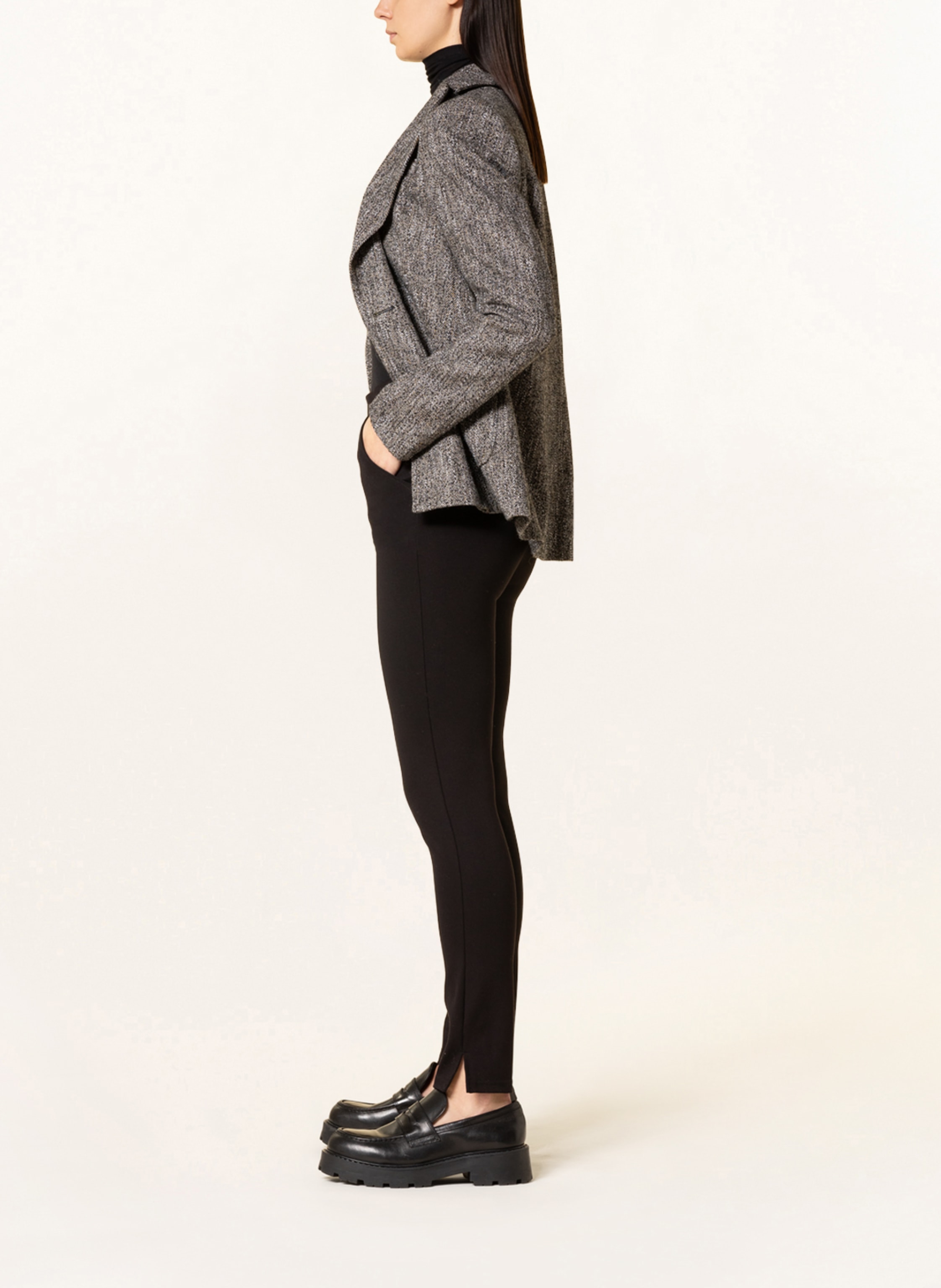 Thumbnail - Marcmarcs Leggings Split Laura schwarz