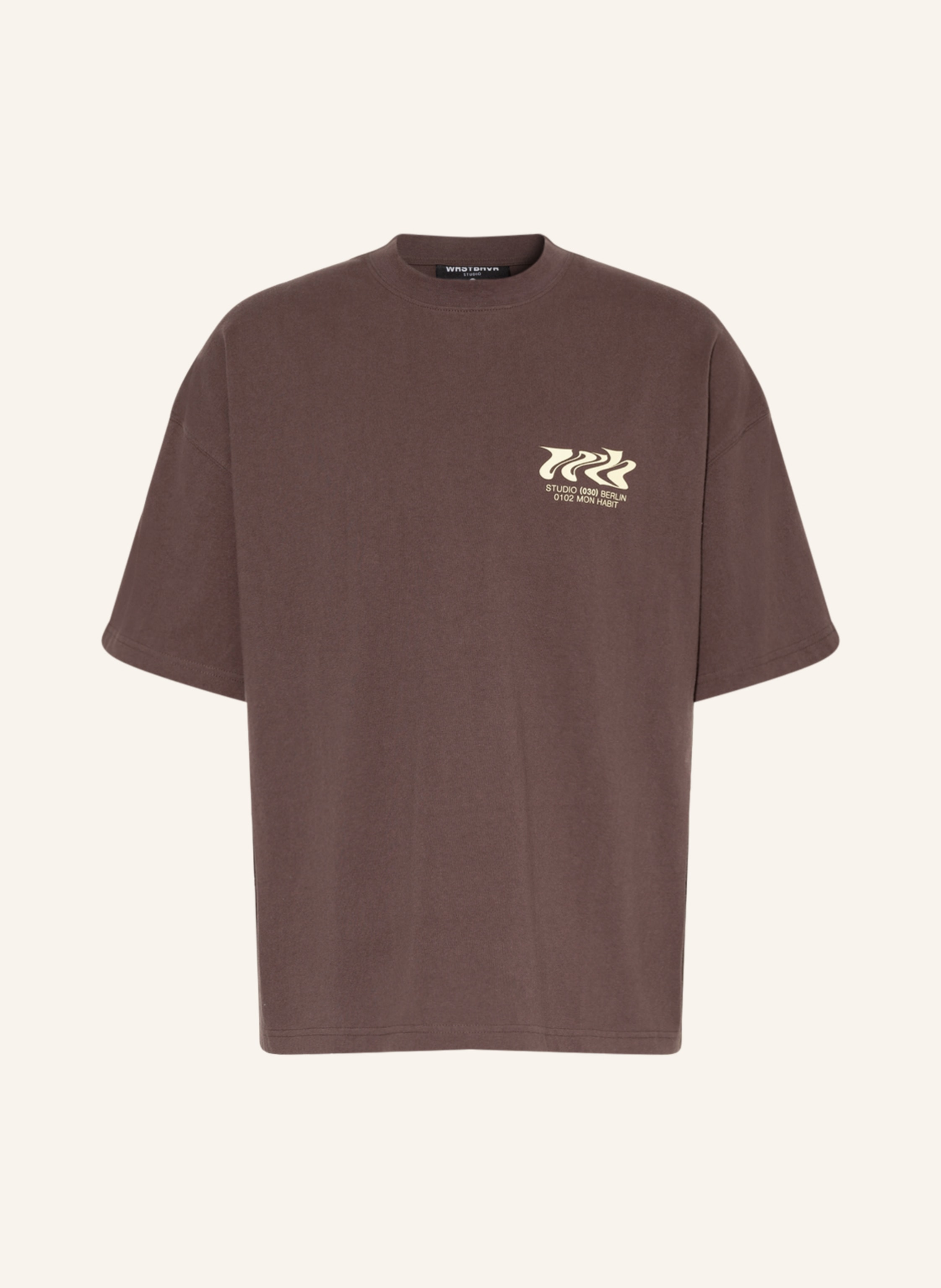 WRSTBHVR T-shirt TYPE in brown | Breuninger