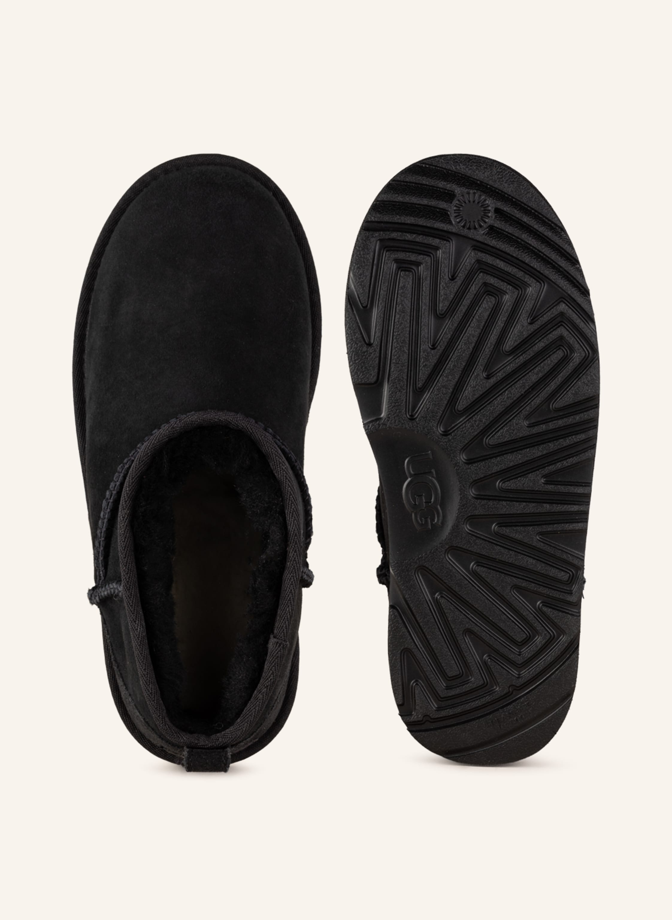 Thumbnail - Ugg Boots Classic Ultra Mini schwarz