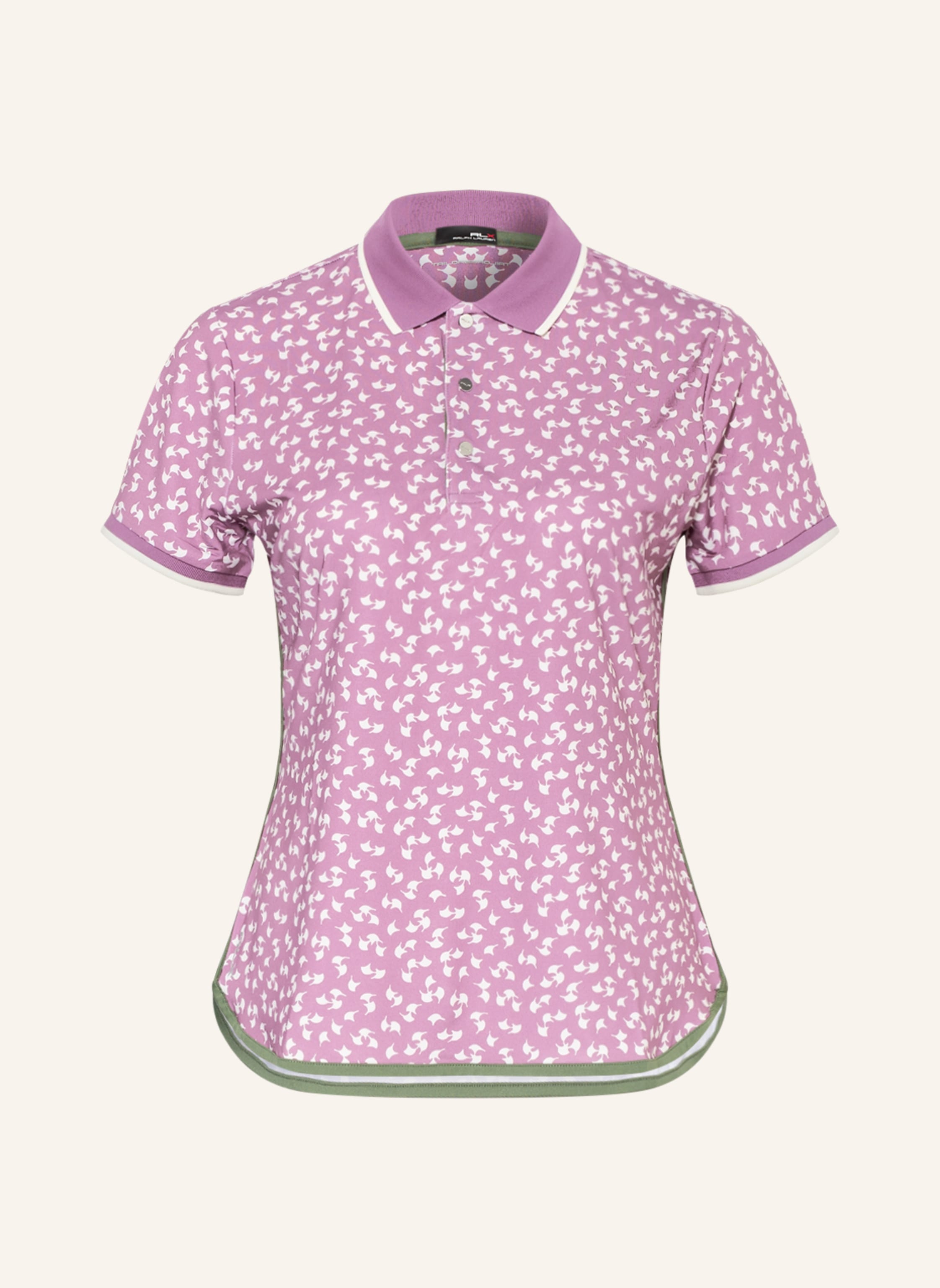 RLX RALPH LAUREN Performance polo shirt in dusky pink/ ecru | Breuninger