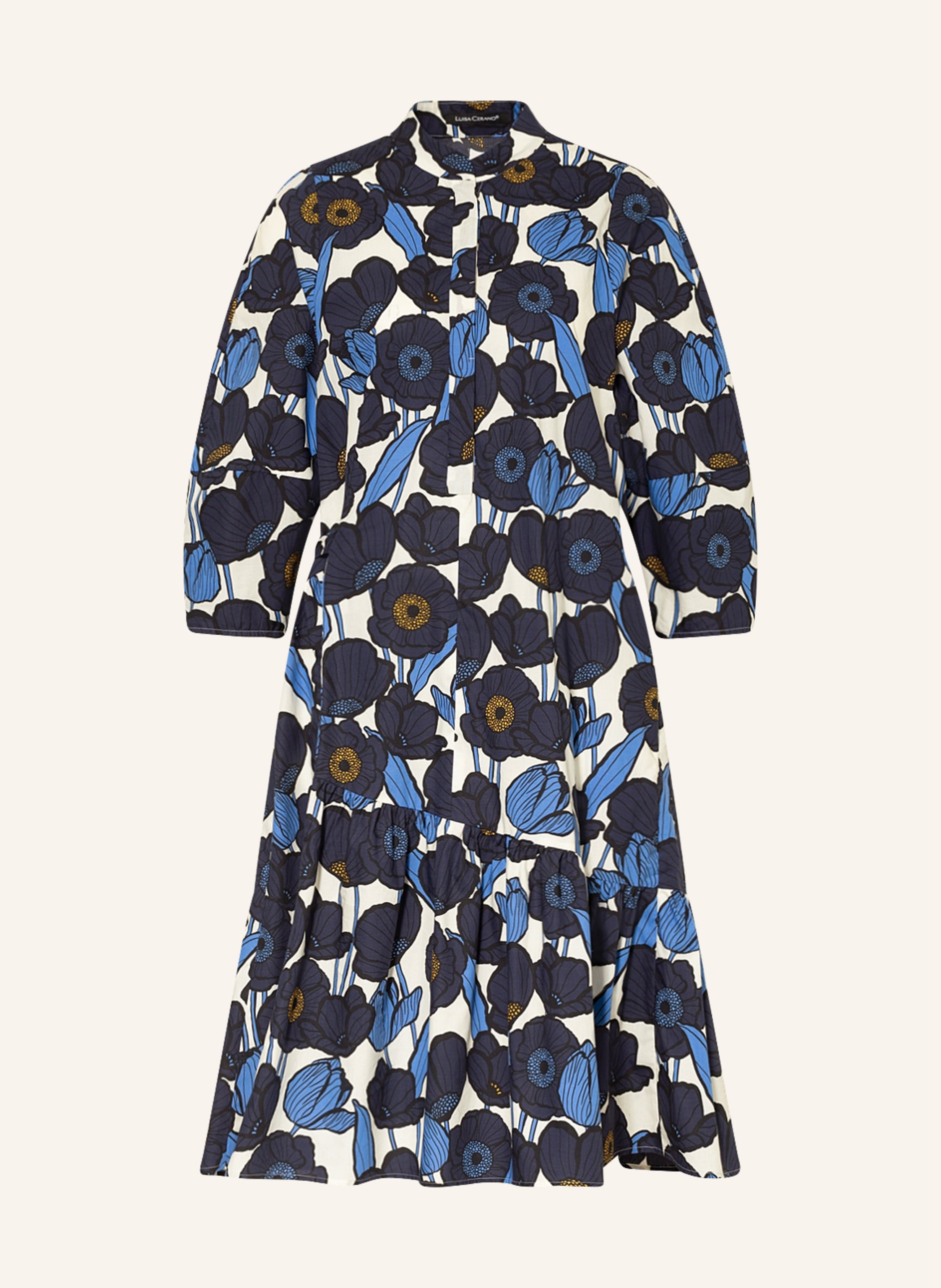 LUISA CERANO Dress in dark blue/ ecru/ blue | Breuninger