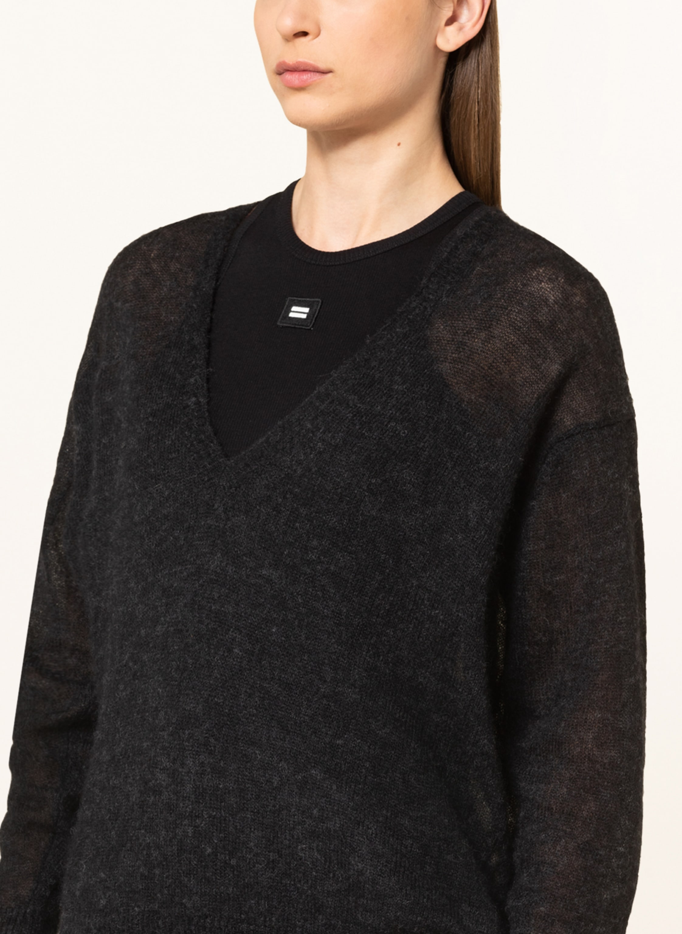 Thumbnail - 10days Pullover Mit Alpaka schwarz