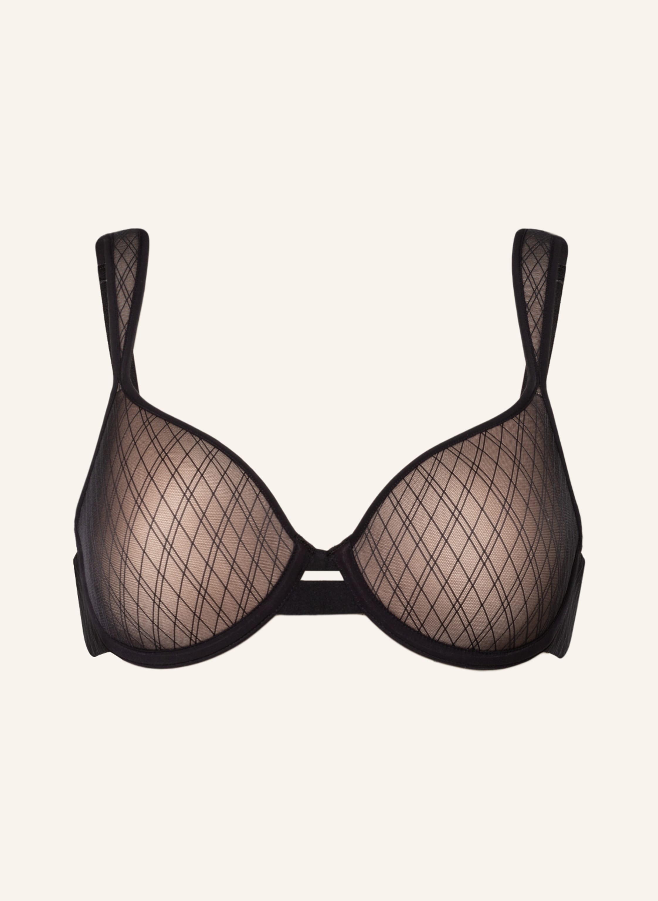 CHANTELLE Molded cup bra SMOOTH LINES in black/ nude